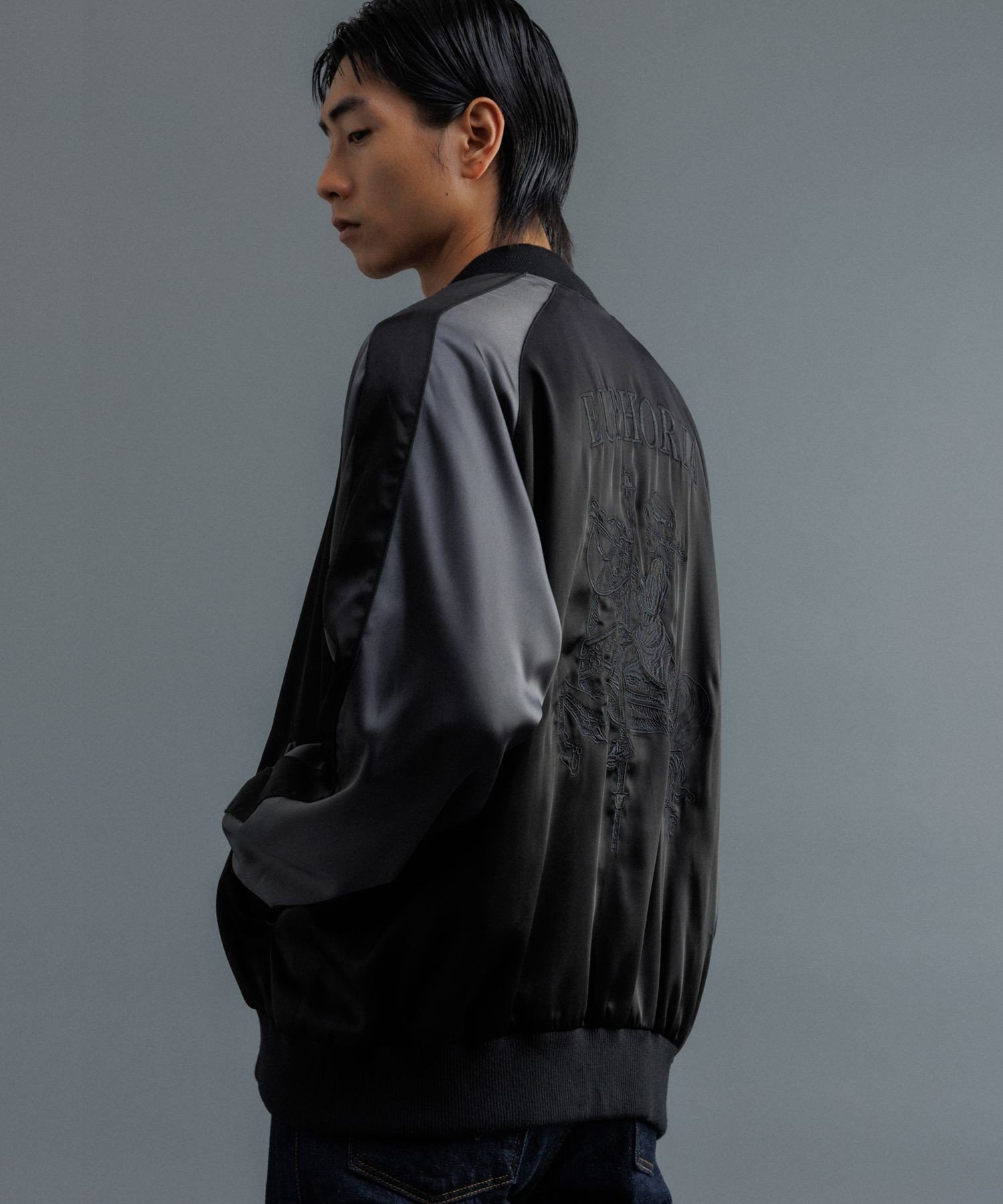 ADAM ET ROPE'｜【WEB限定】スカジャン EUPHORIA 刺繍 ジャケット