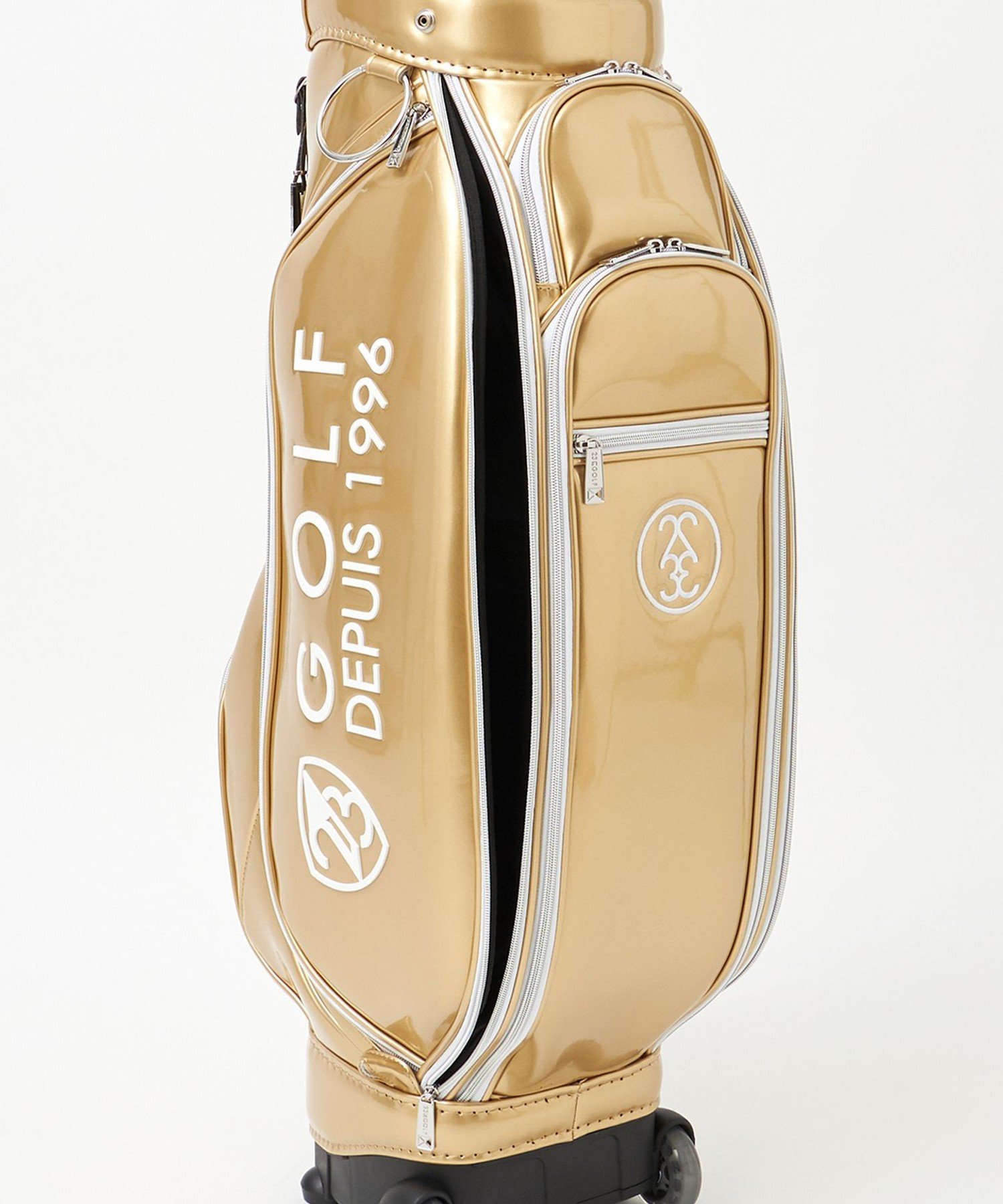 23区GOLF｜【UNISEX】エレガントエナメルキャディバッグ キャスター