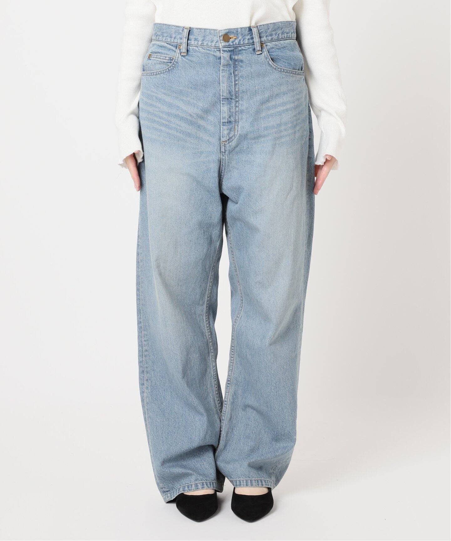 JOURNAL STANDARD L'ESSAGE｜【金子綾さん着用】デニム5ポケットパンツ