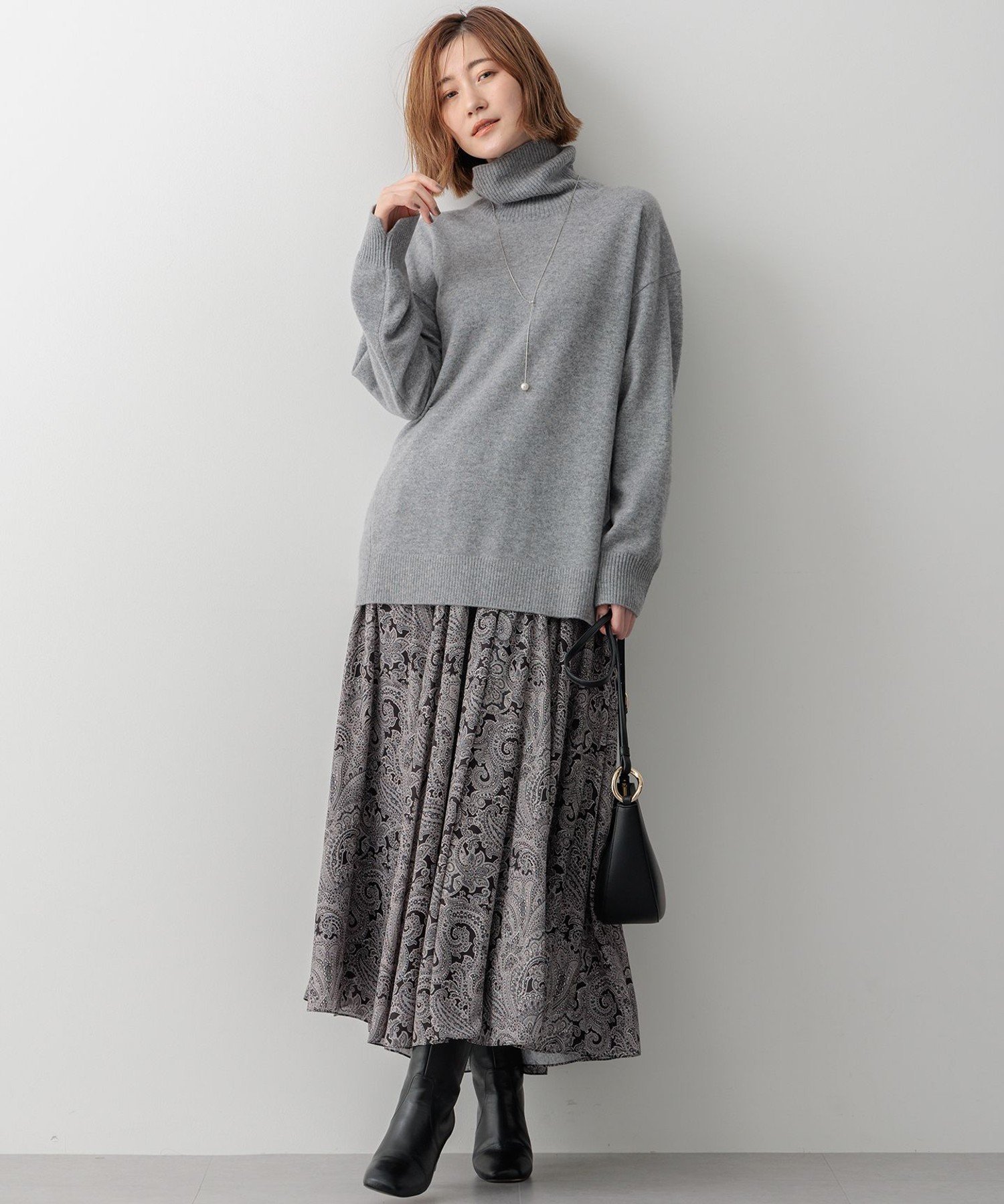 23区｜ピュアカシミヤ タートルネック ニット | Rakuten Fashion(楽天