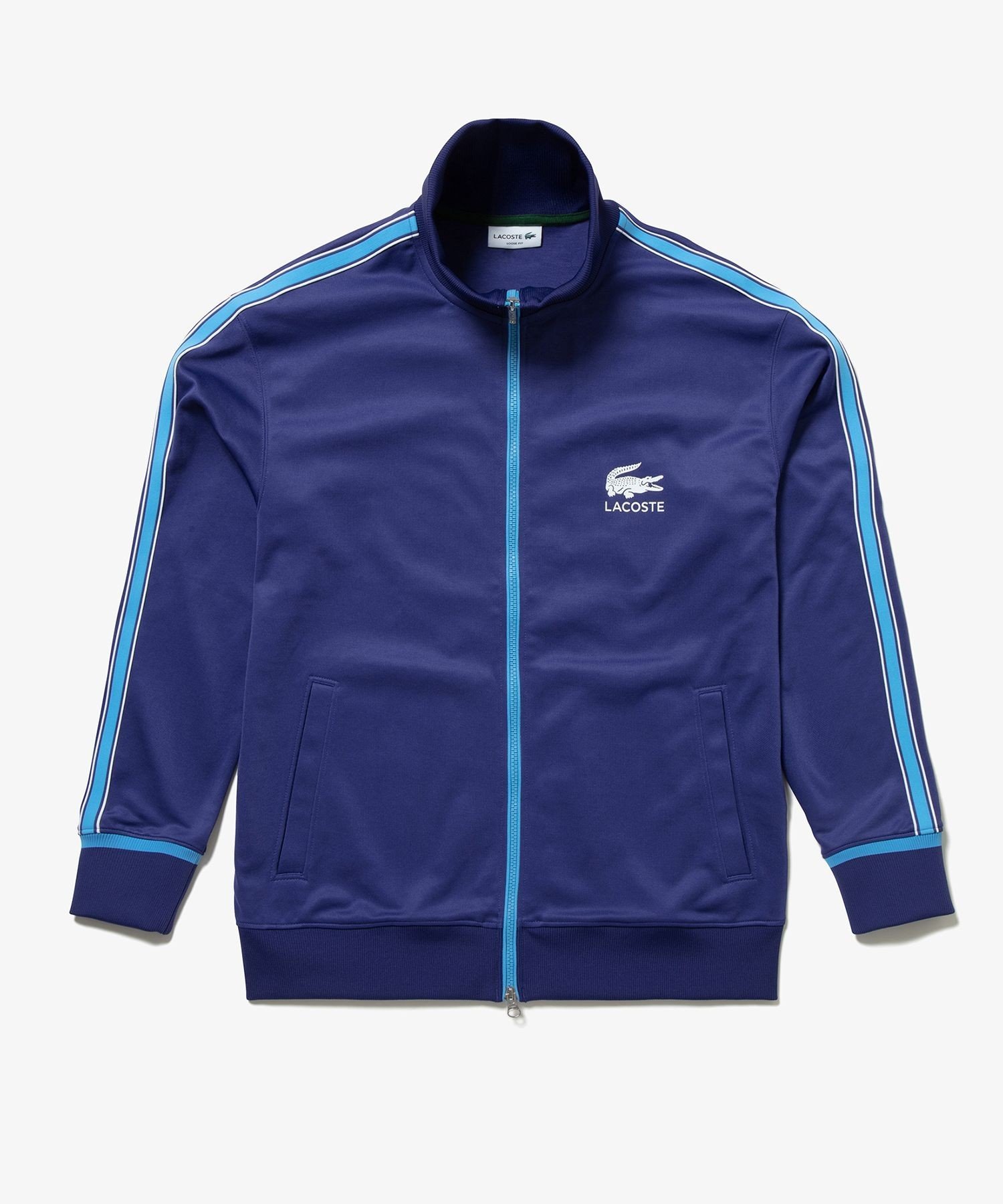 LACOSTE｜ショルダーラインスウェットトラックジャケット | Rakuten