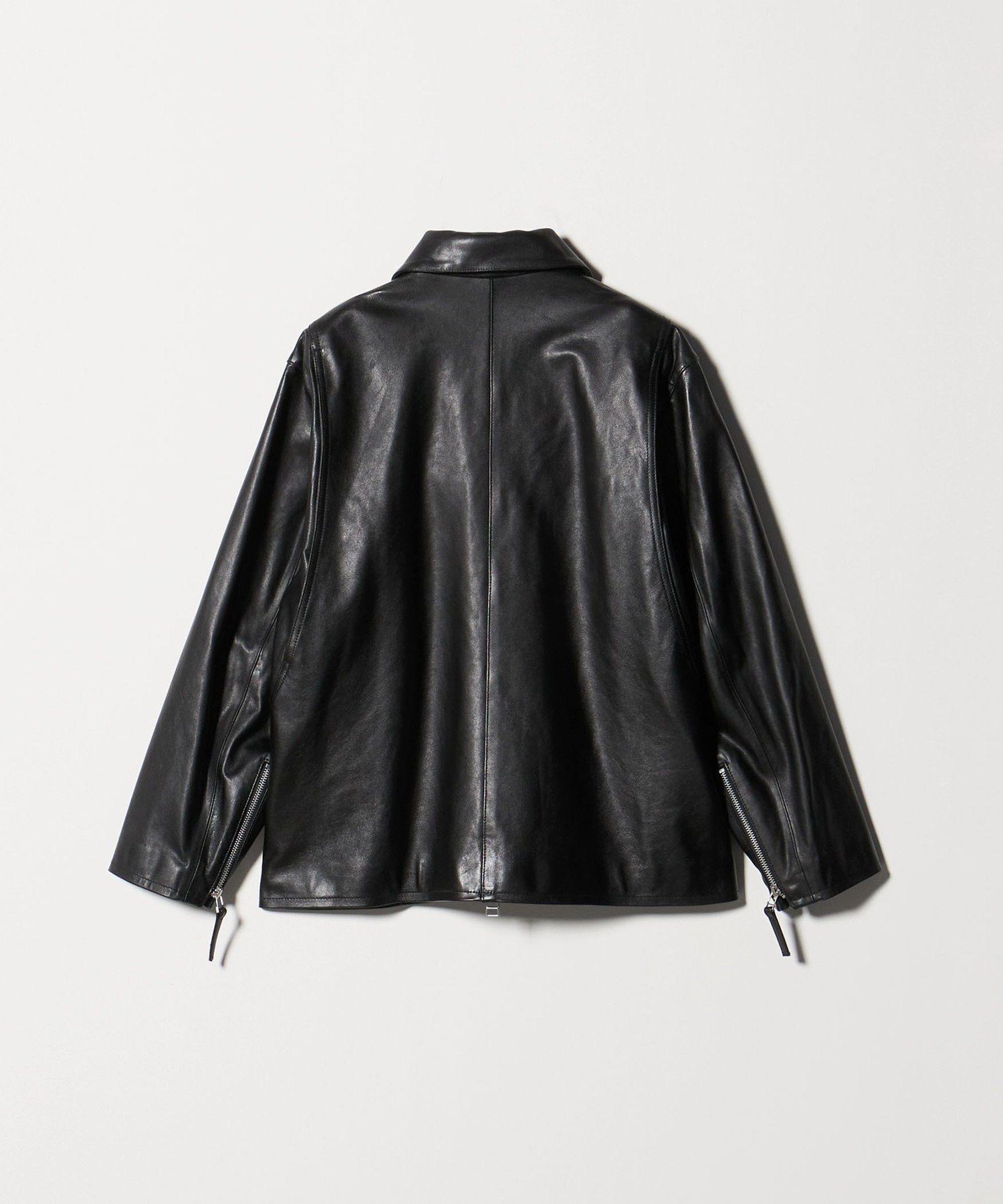 BEAUTY&YOUTH UNITED ARROWS｜シープレザー フロントジップ ジャケット