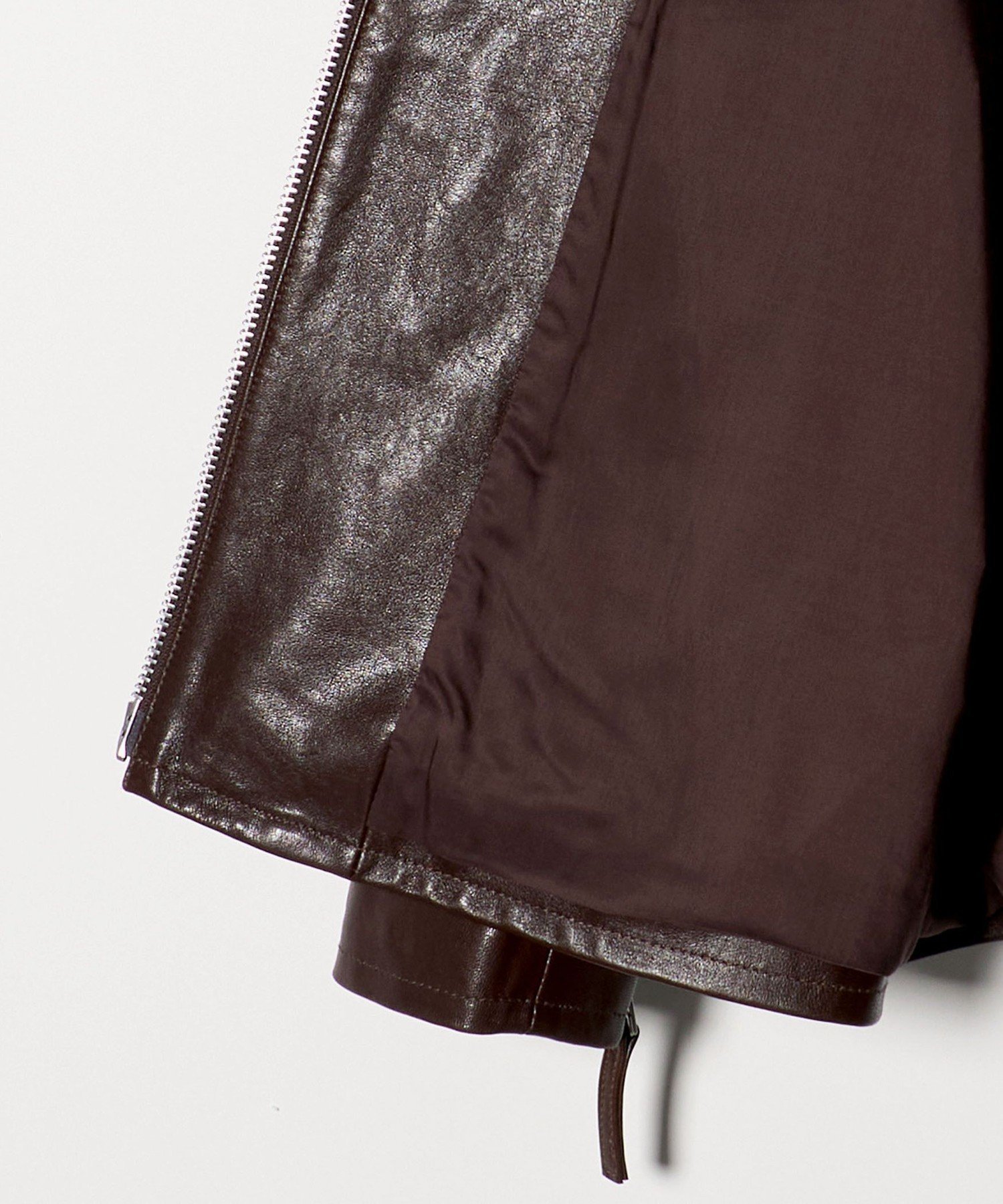 BEAUTY&YOUTH UNITED ARROWS｜シープレザー フロントジップ ジャケット