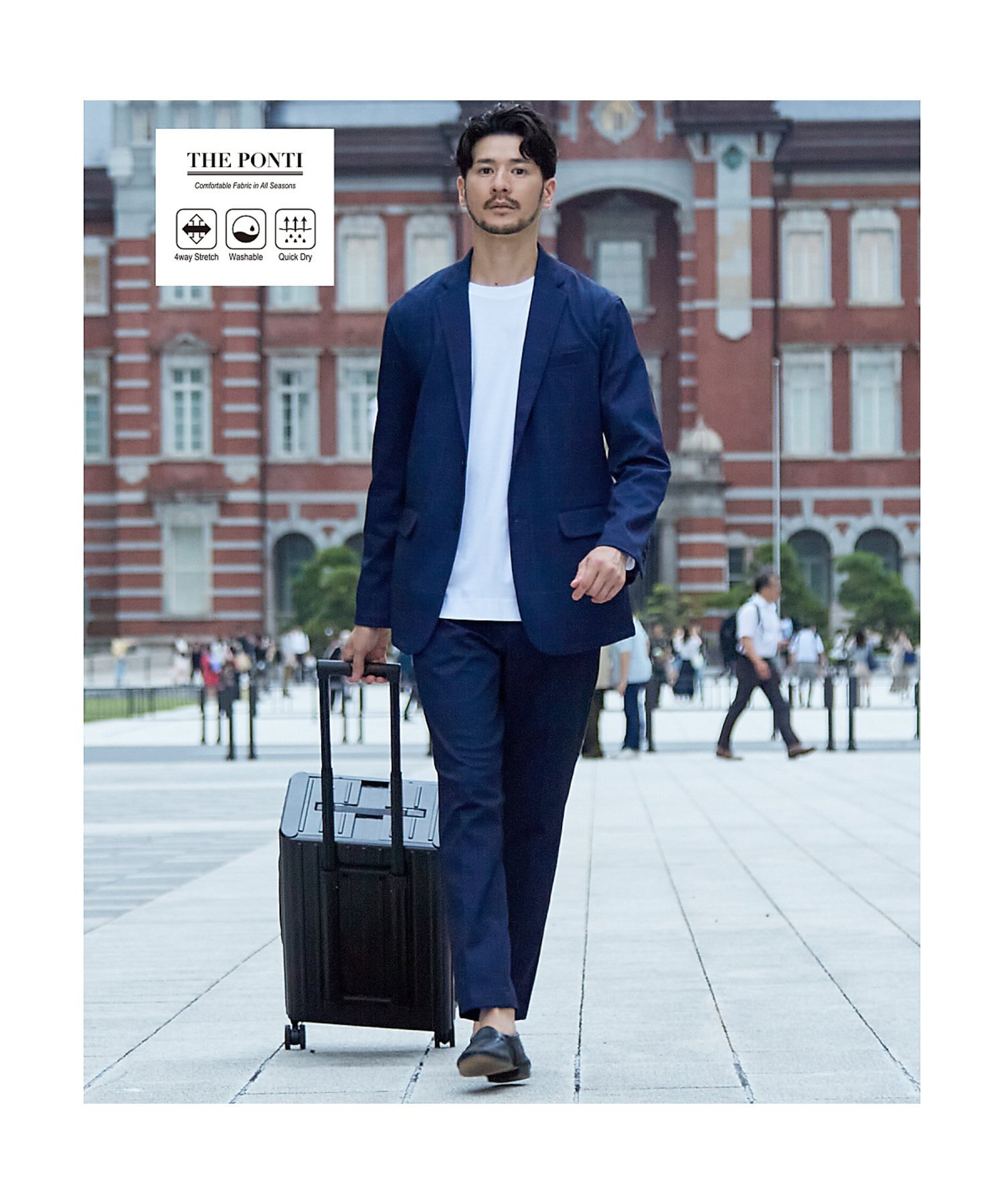 ABAHOUSE｜【上下2点セット/セットアップ対応】ポンチセットアップ