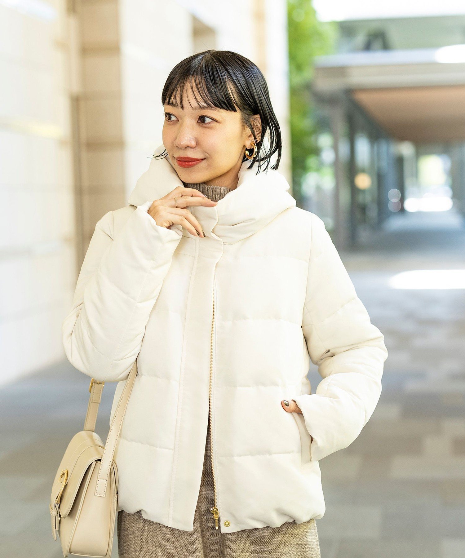 BEAMS HEART｜ボリュームネック ダウン ジャケット | Rakuten Fashion