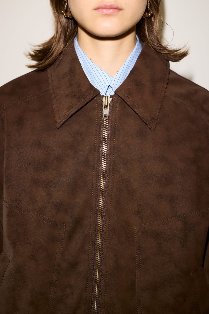 SLY｜【THROW】F/SUEDE SWINGTOP ブルゾン | Rakuten Fashion(楽天