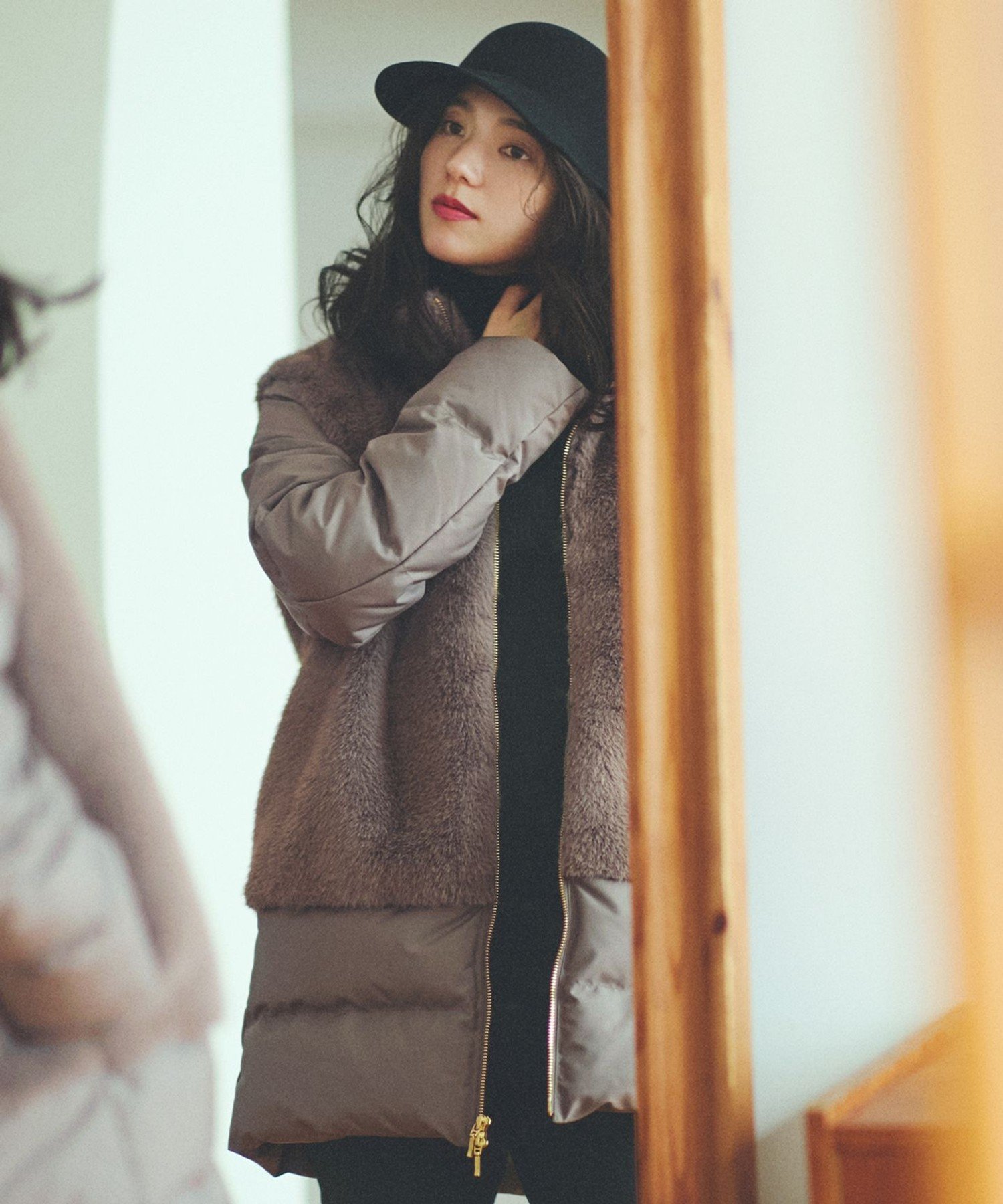 23区｜ECOPEL エコファーコンビ ダウンコート | Rakuten Fashion(楽天