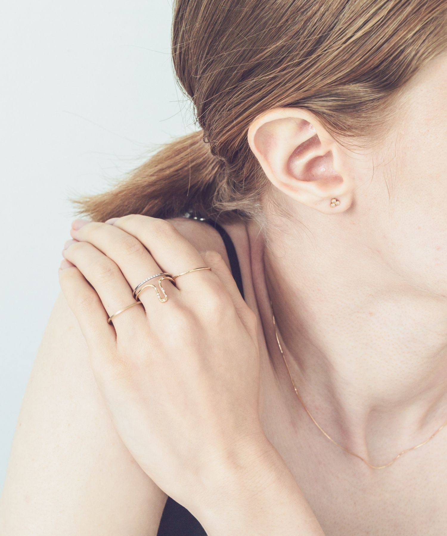 ete｜PT900 スキニー ダイヤモンド リング | Rakuten Fashion(楽天