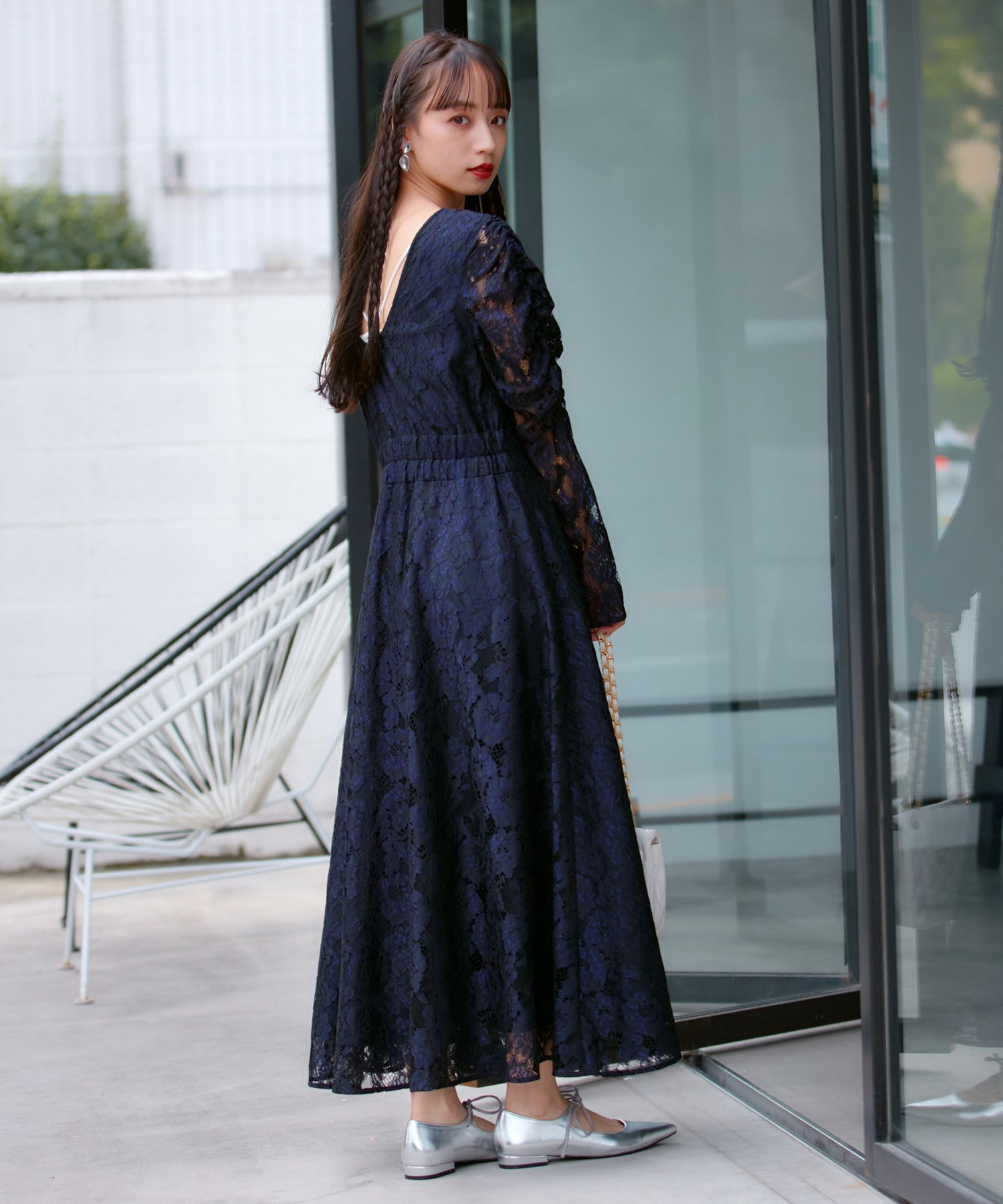 VIS｜【VIS DRESS】総レースバックオープンワンピース | Rakuten