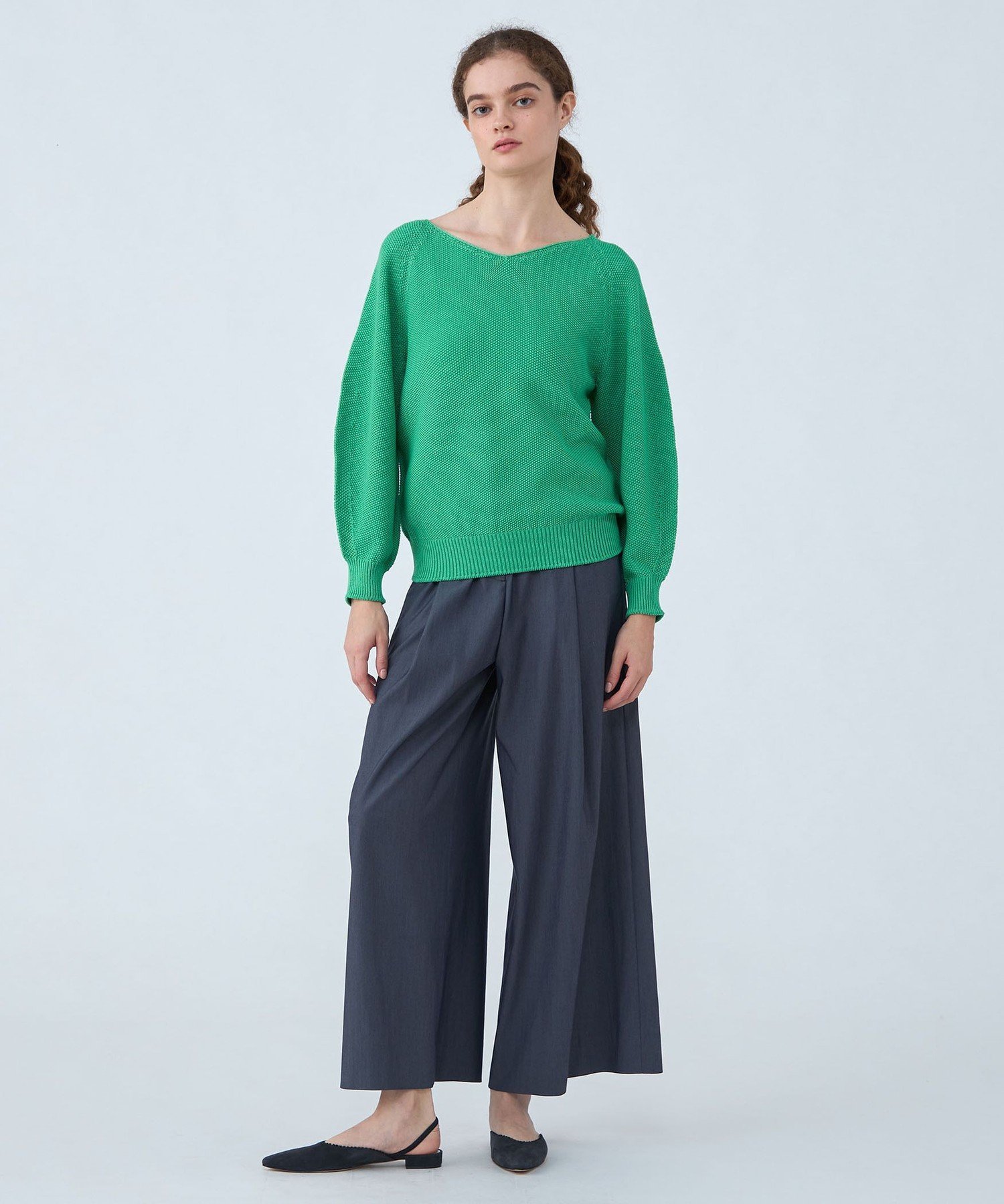 TOMORROWLAND｜モスステッチ Vネックプルオーバー | Rakuten Fashion