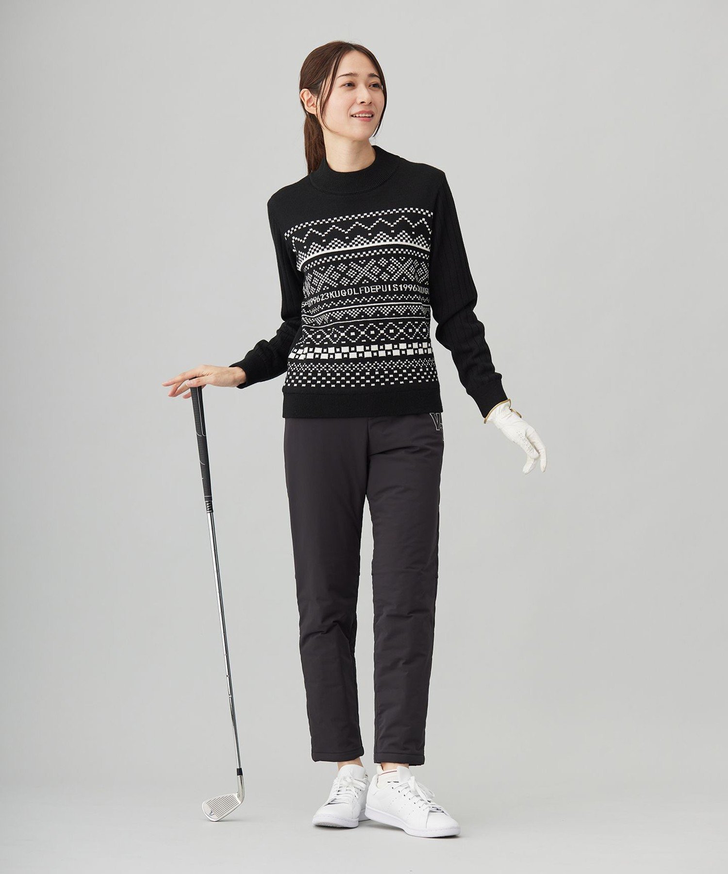 23区GOLF｜【WOMEN】【ウォッシャブル】フェアアイル柄ニット