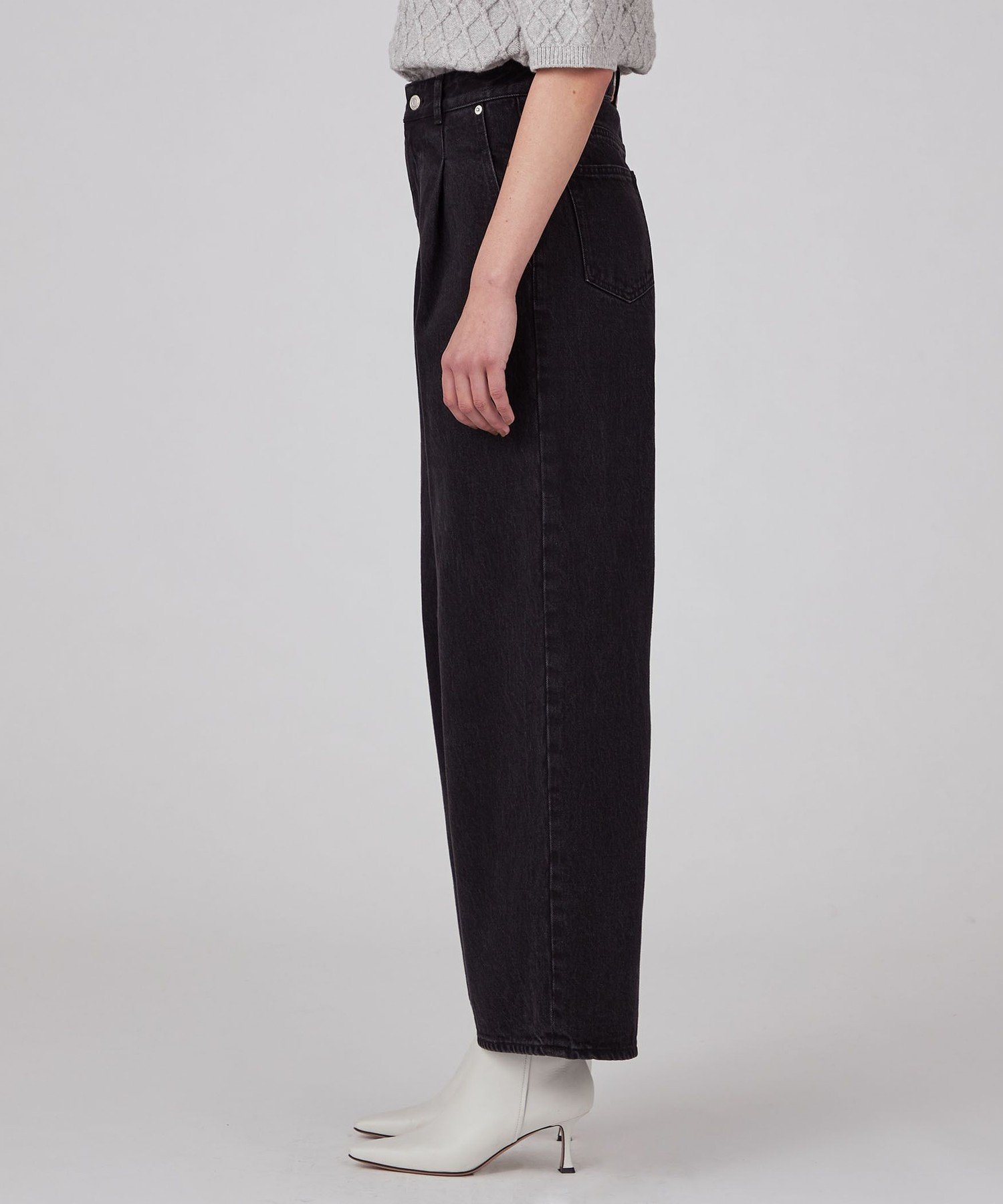 TOMORROWLAND｜コットンデニム タックワイドパンツ | Rakuten Fashion