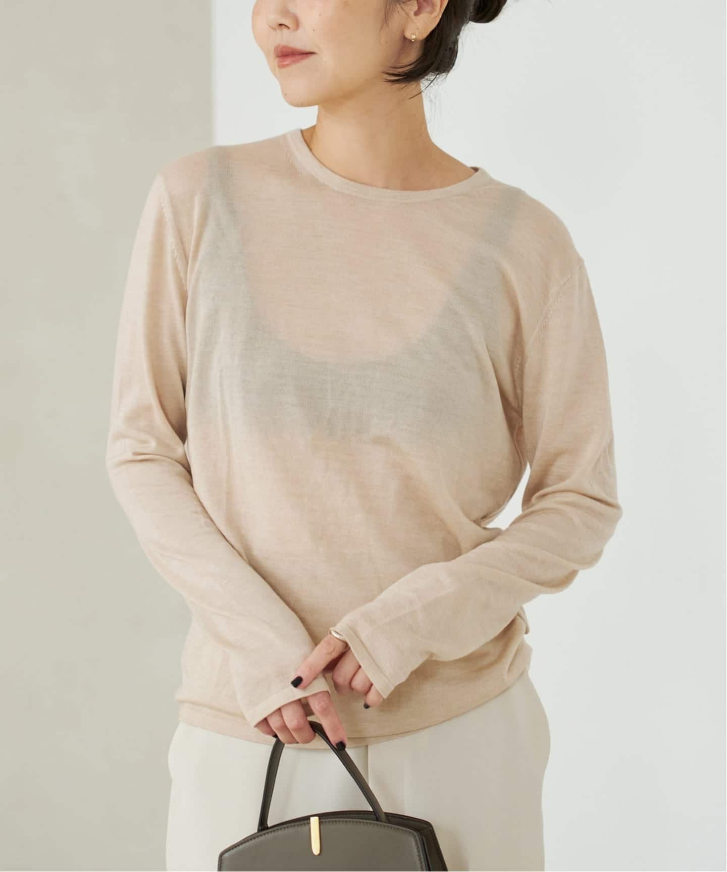 plage｜CU WO Fine Knit New プルオーバー | Rakuten Fashion(楽天