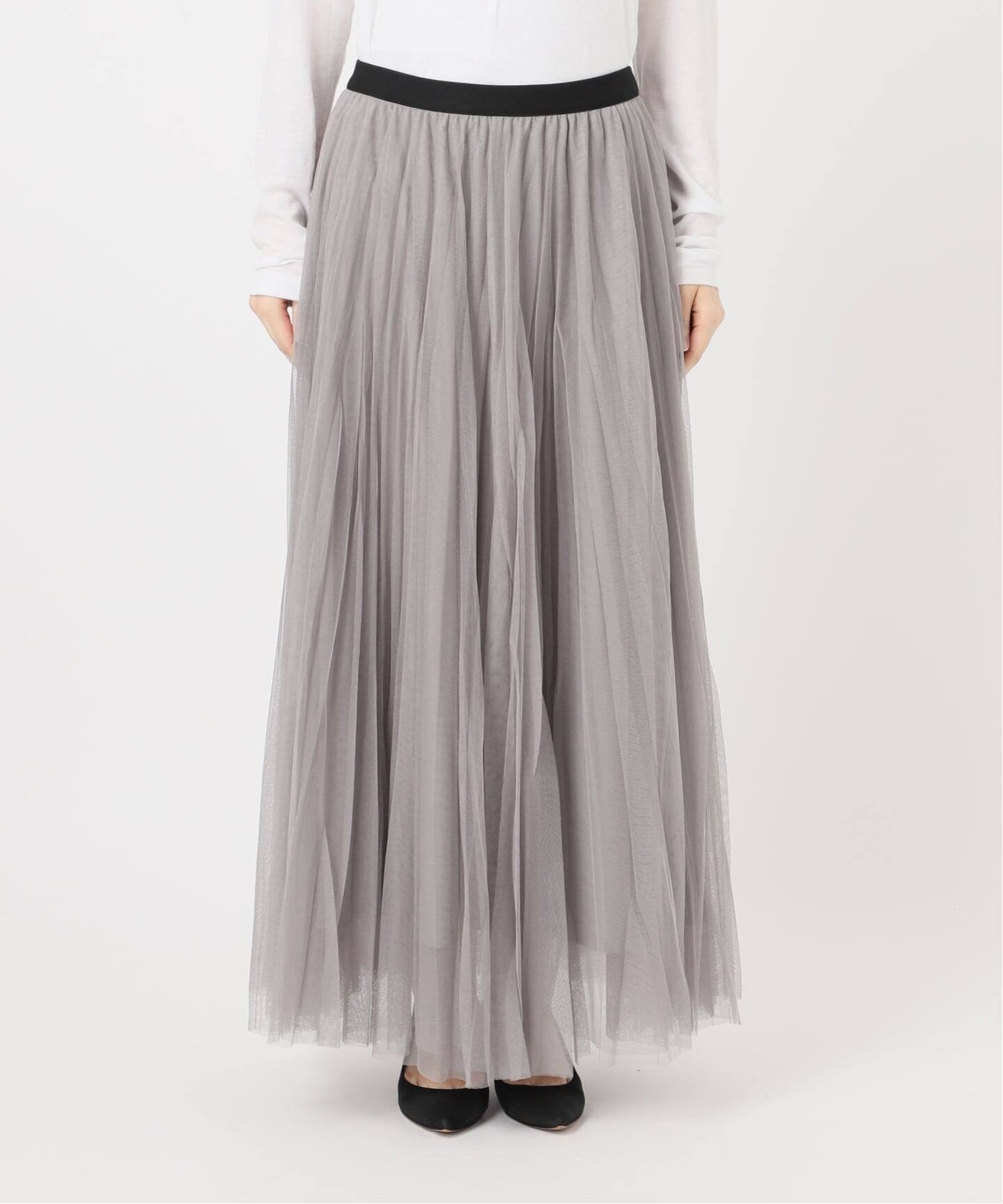 Spick & Span｜ランダムチュールプリーツスカート | Rakuten Fashion
