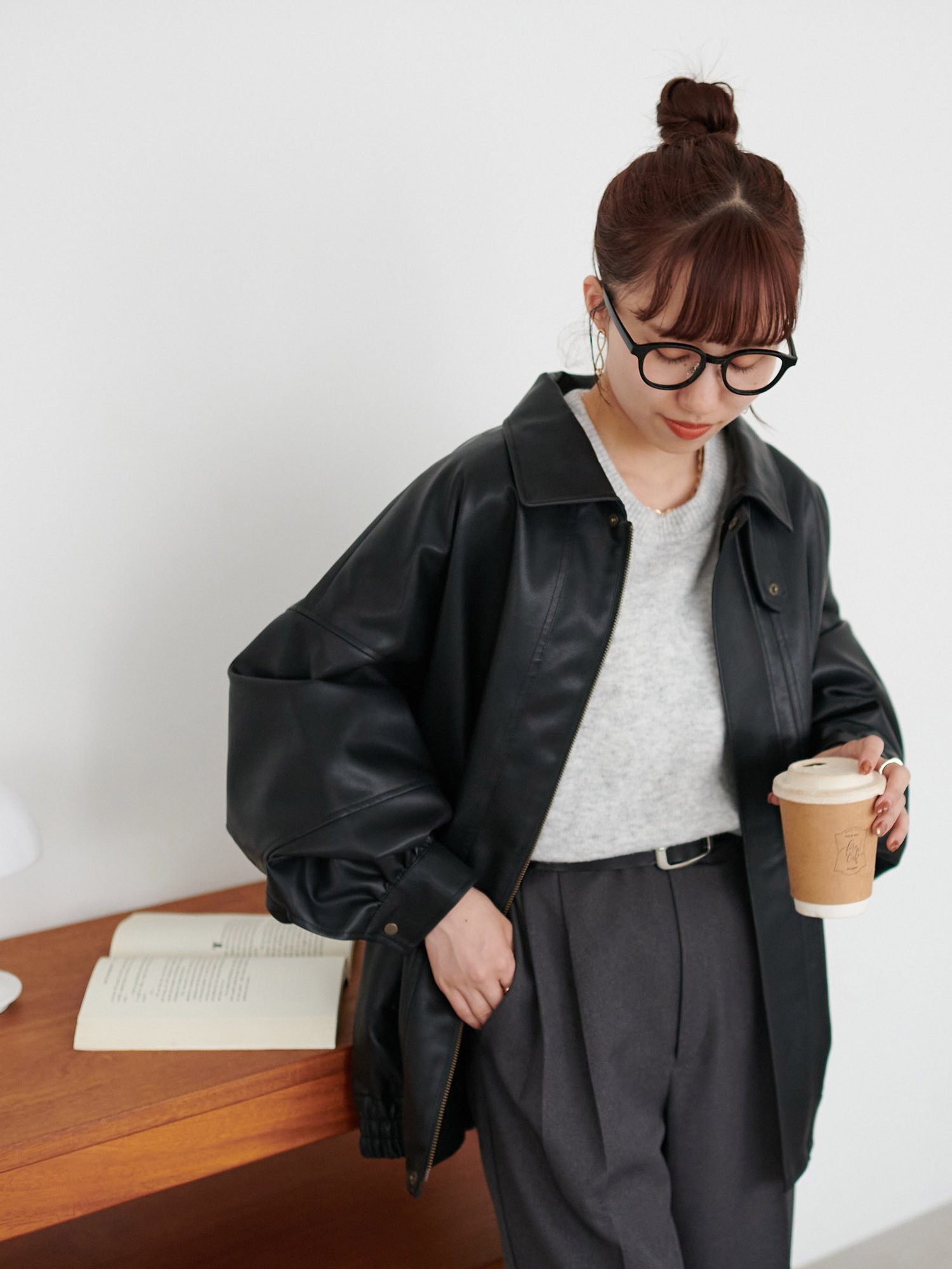 Discoat｜【リバイバル】ヴィンテージPUレザージャケット《ユニ