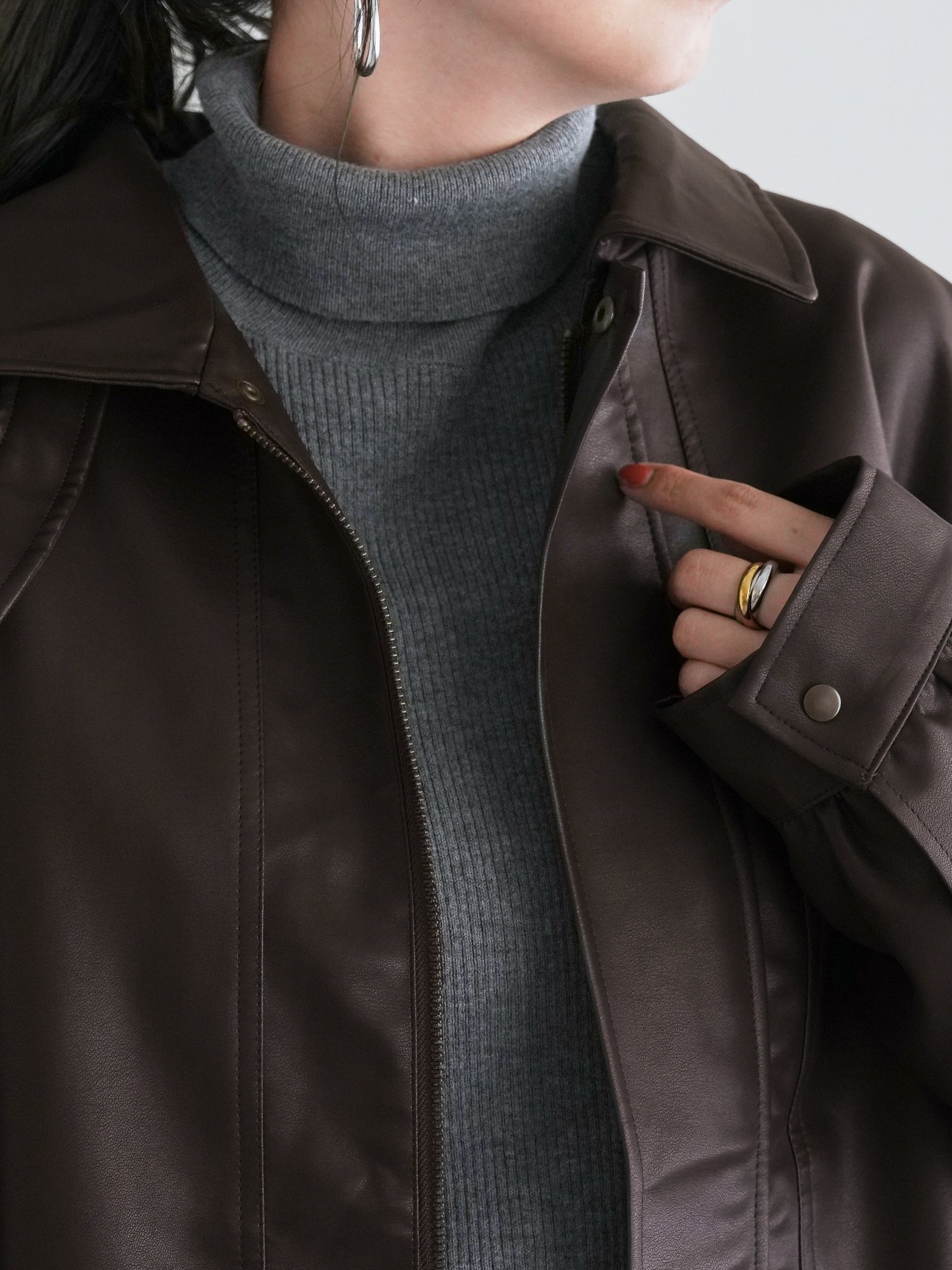 Discoat｜【リバイバル】ヴィンテージPUレザージャケット《ユニ