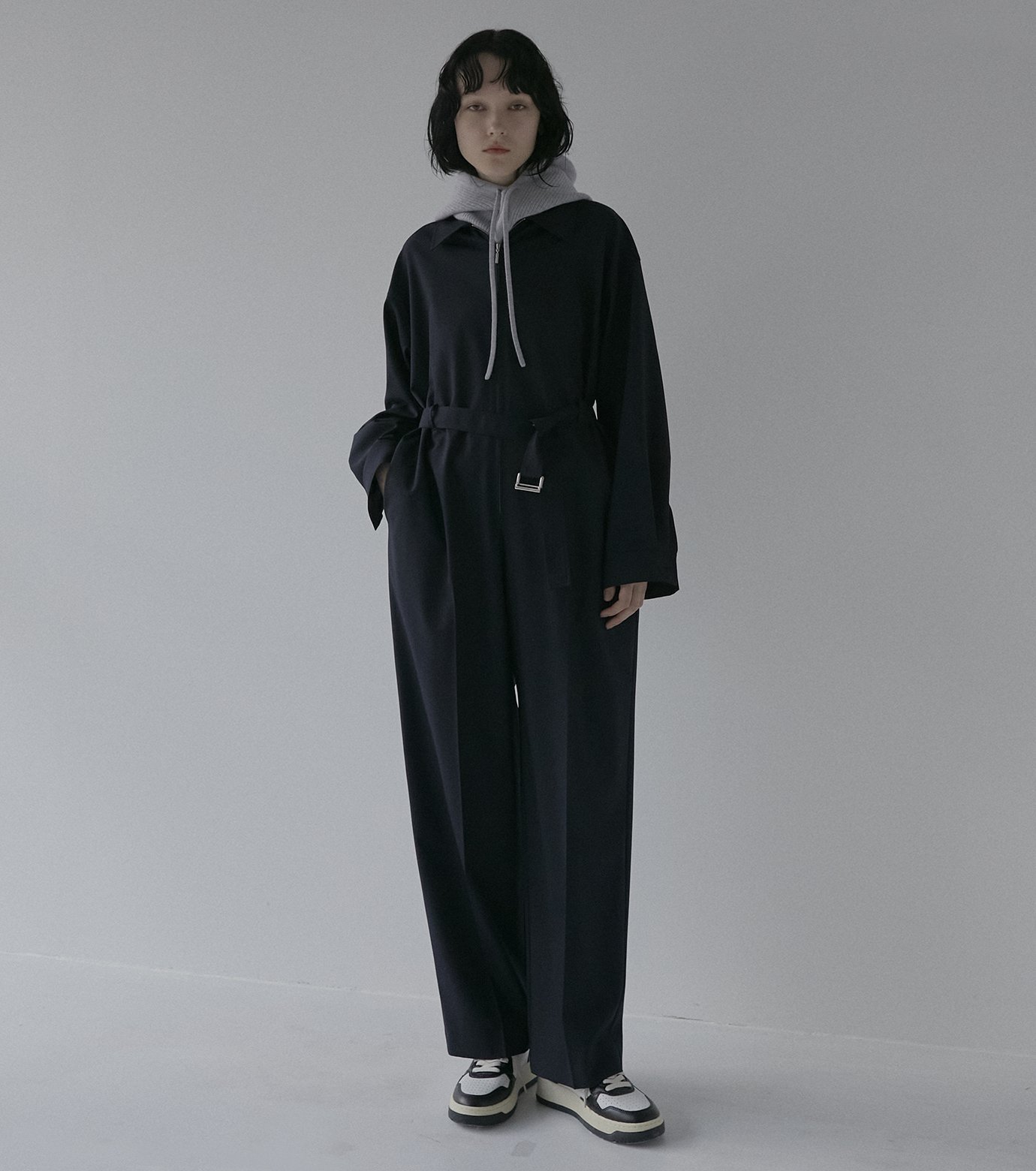LE CIEL BLEU｜フロントジップジャンプスーツ / Front Zip Jumpsuit