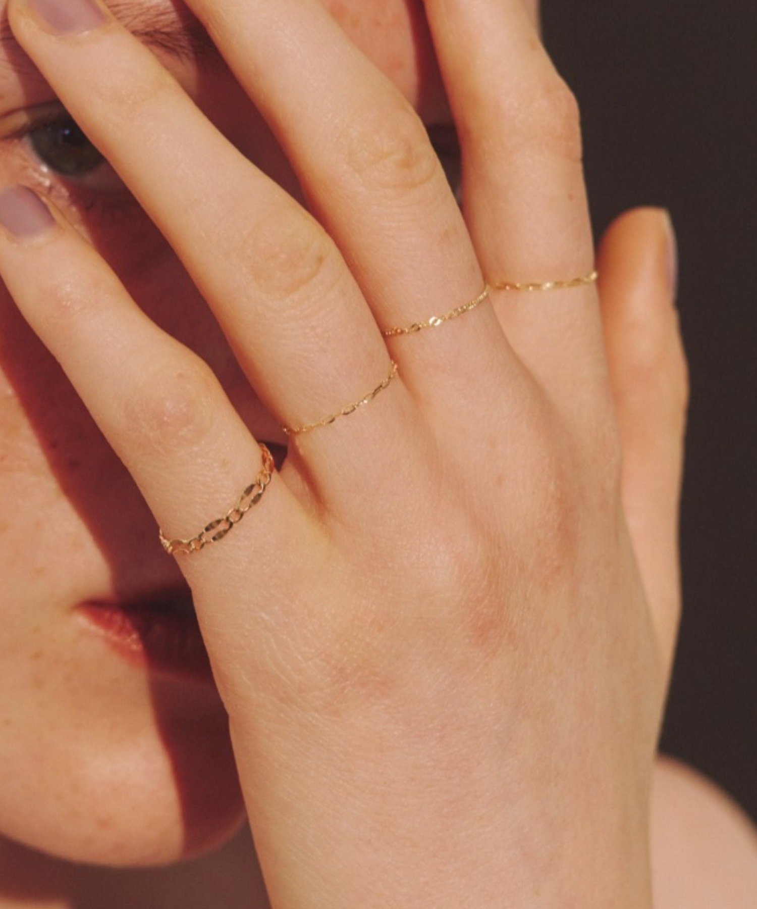 H.O.V｜les bonbon/sally ring サリー リング チェーン 10金 | Rakuten