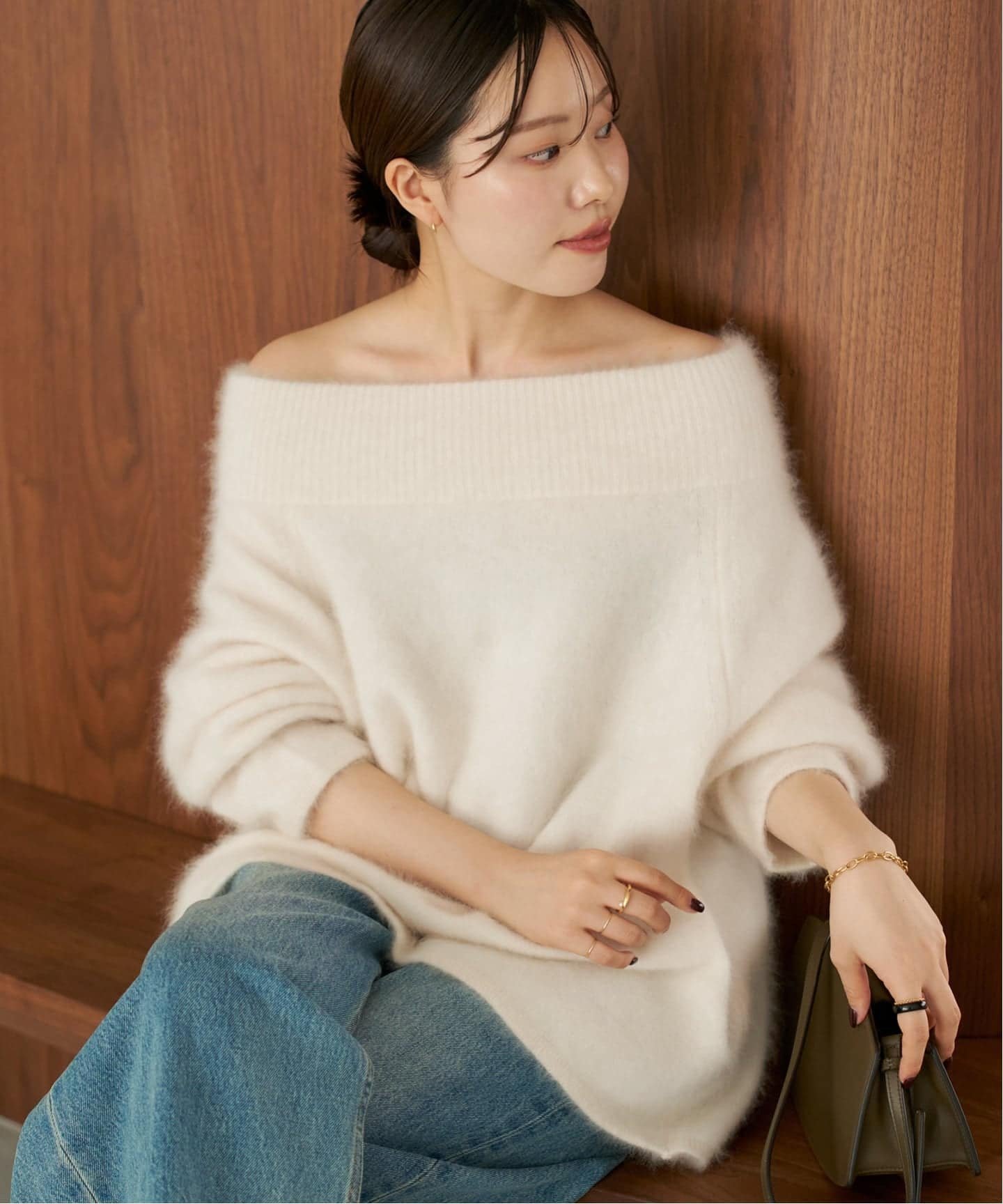 plage｜Fur Off Neck ニット | Rakuten Fashion(楽天ファッション／旧