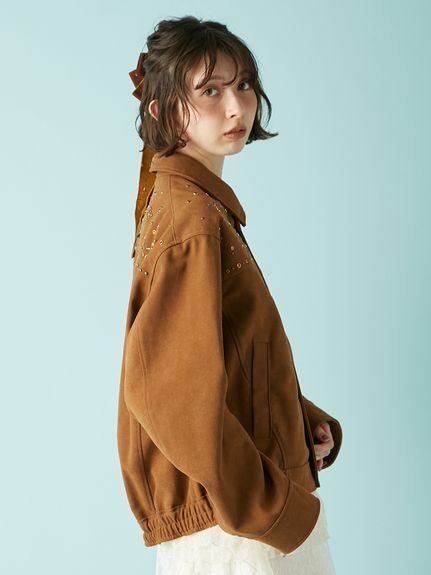LILY BROWN｜【LILY BROWN ×ANNA SUI】バタフライスタッズブルゾン