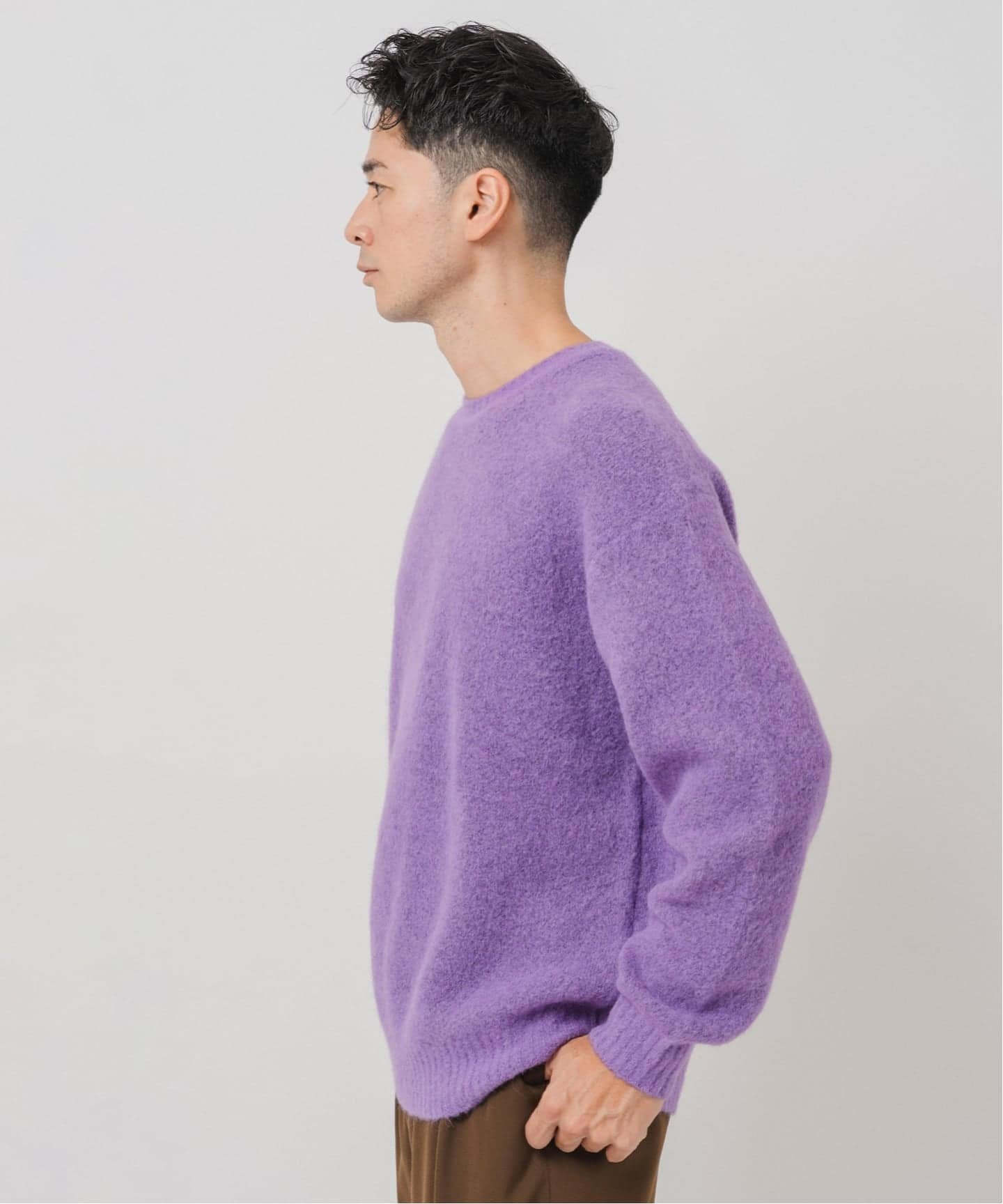 EDIFICE｜スリアルパカミックス クルーネックニット | Rakuten Fashion