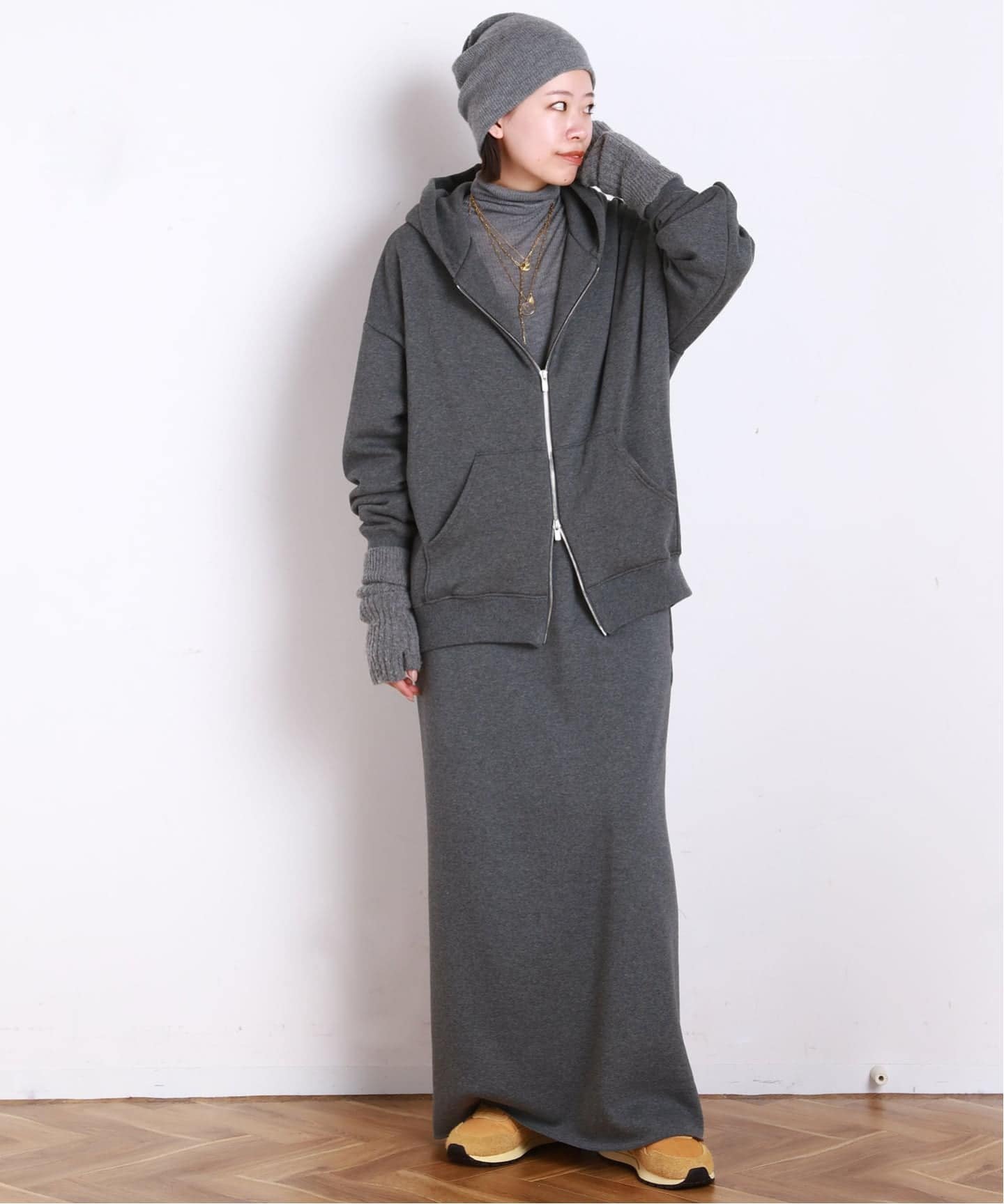 AP STUDIO｜*ウォームスウェットスカート | Rakuten Fashion(楽天