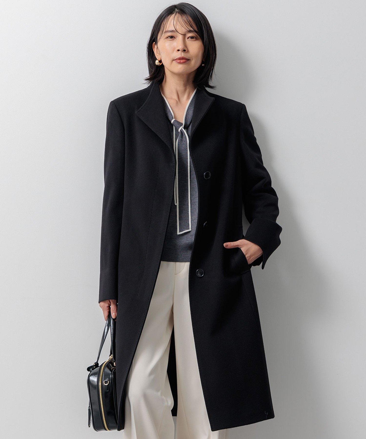 23区｜ウールカシミヤビーバー スタンドカラー コート | Rakuten