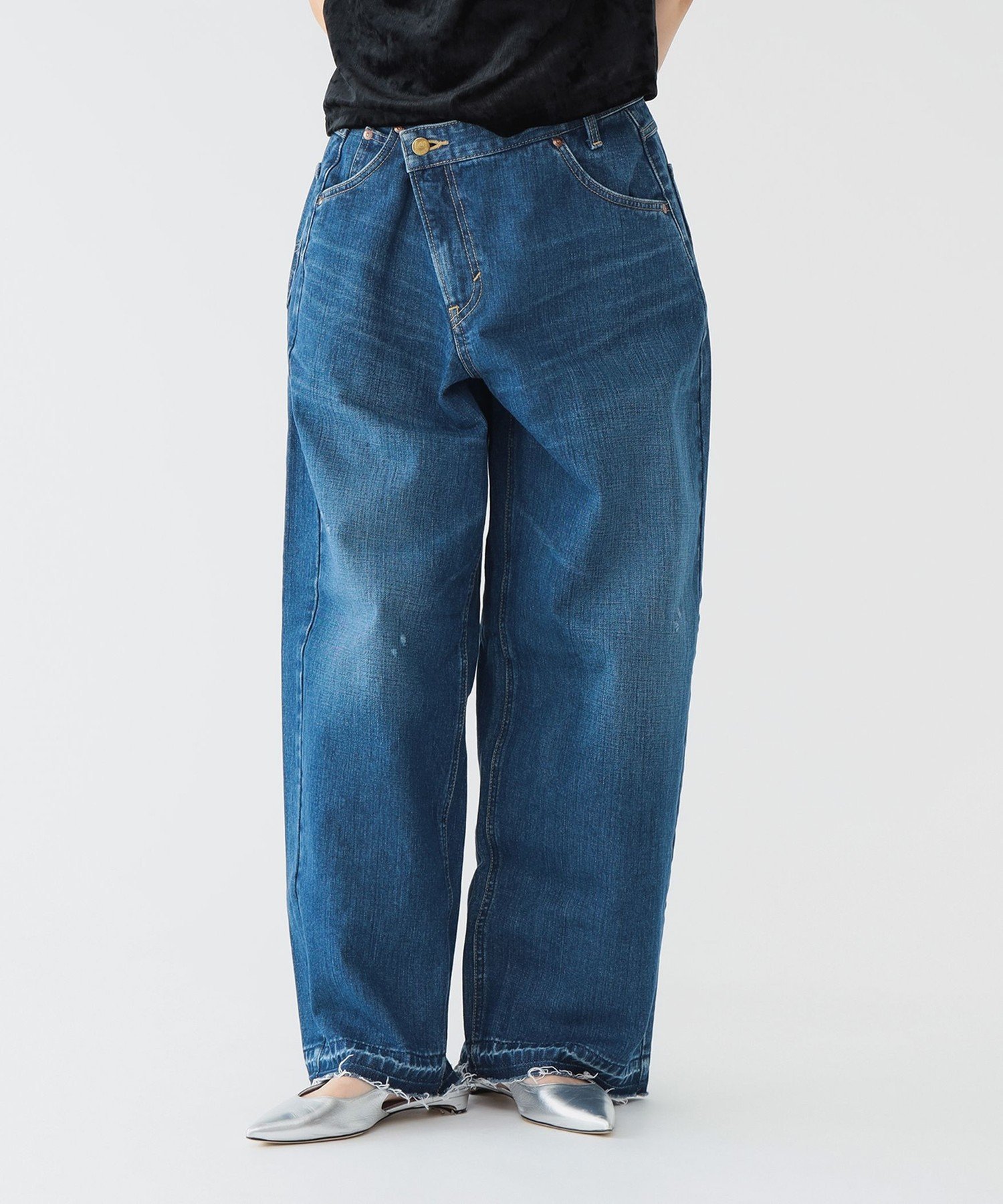 BEAMS WOMEN｜【別注】Lee * maturely / デニム アシメ パンツ