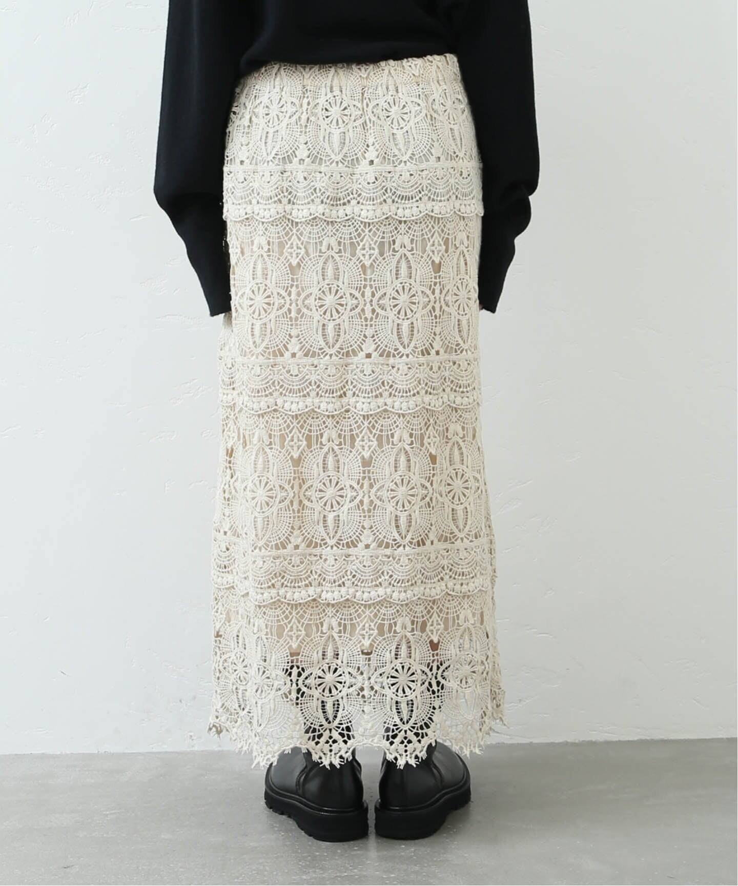 journal standard luxe｜《追加予約》レースMIX スカート | Rakuten