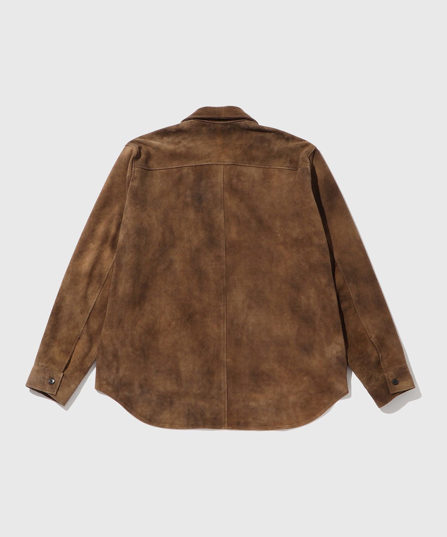 ADAM ET ROPE'｜ヴィンテージ加工 ゴート スエード シャツ | Rakuten