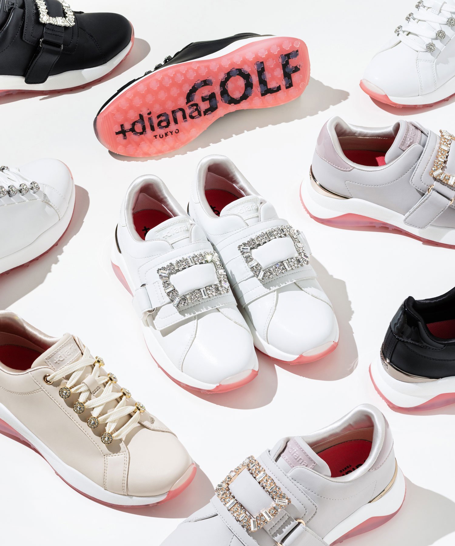 diana｜【+dianaGOLF】バックル付きゴルフシューズ | Rakuten Fashion