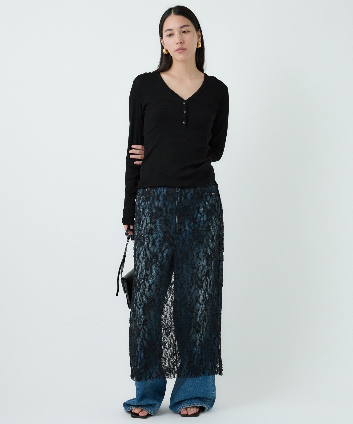 Chaos 完売 グラスレーススカート ブラック Chaos｜グラスレース