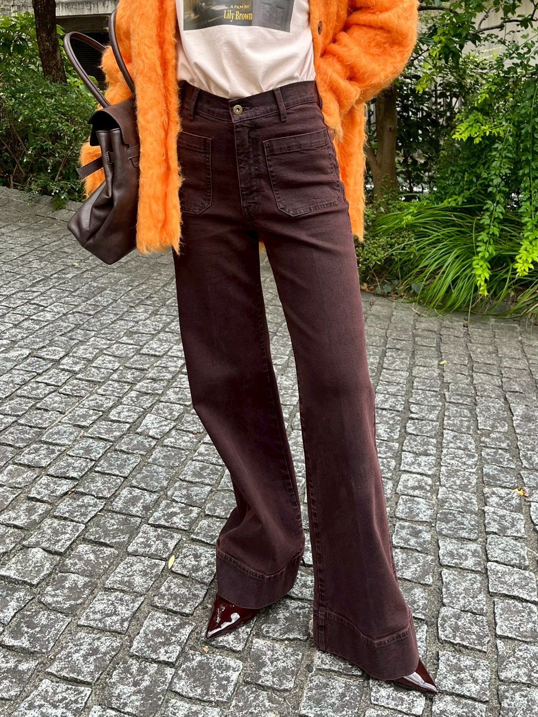 LILY BROWN｜ストレートフレアデニムパンツ | Rakuten Fashion(楽天