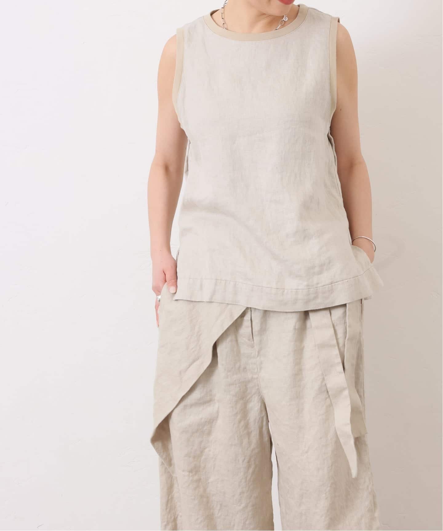 journal standard luxe｜《予約》フレンチリネンツイルノースリーブ