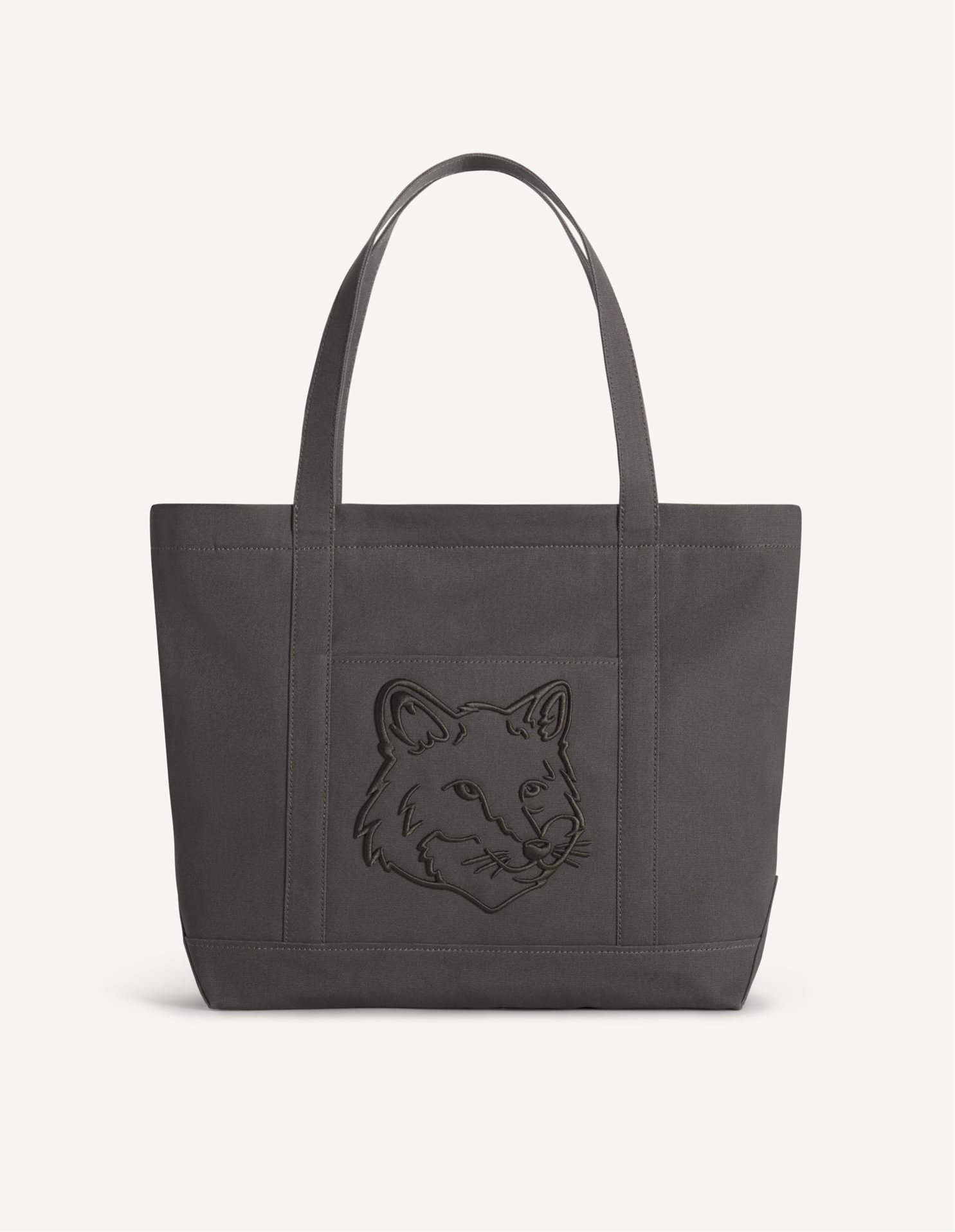 MAISON KITSUNE｜Maison Kitsune/(M)CHEVRON QUILTED LARGE TOTE