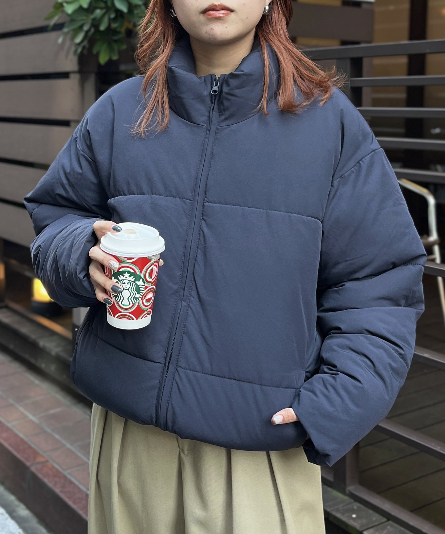 CPCM｜ナイロンストレッチ中綿ブルゾン | Rakuten Fashion(楽天