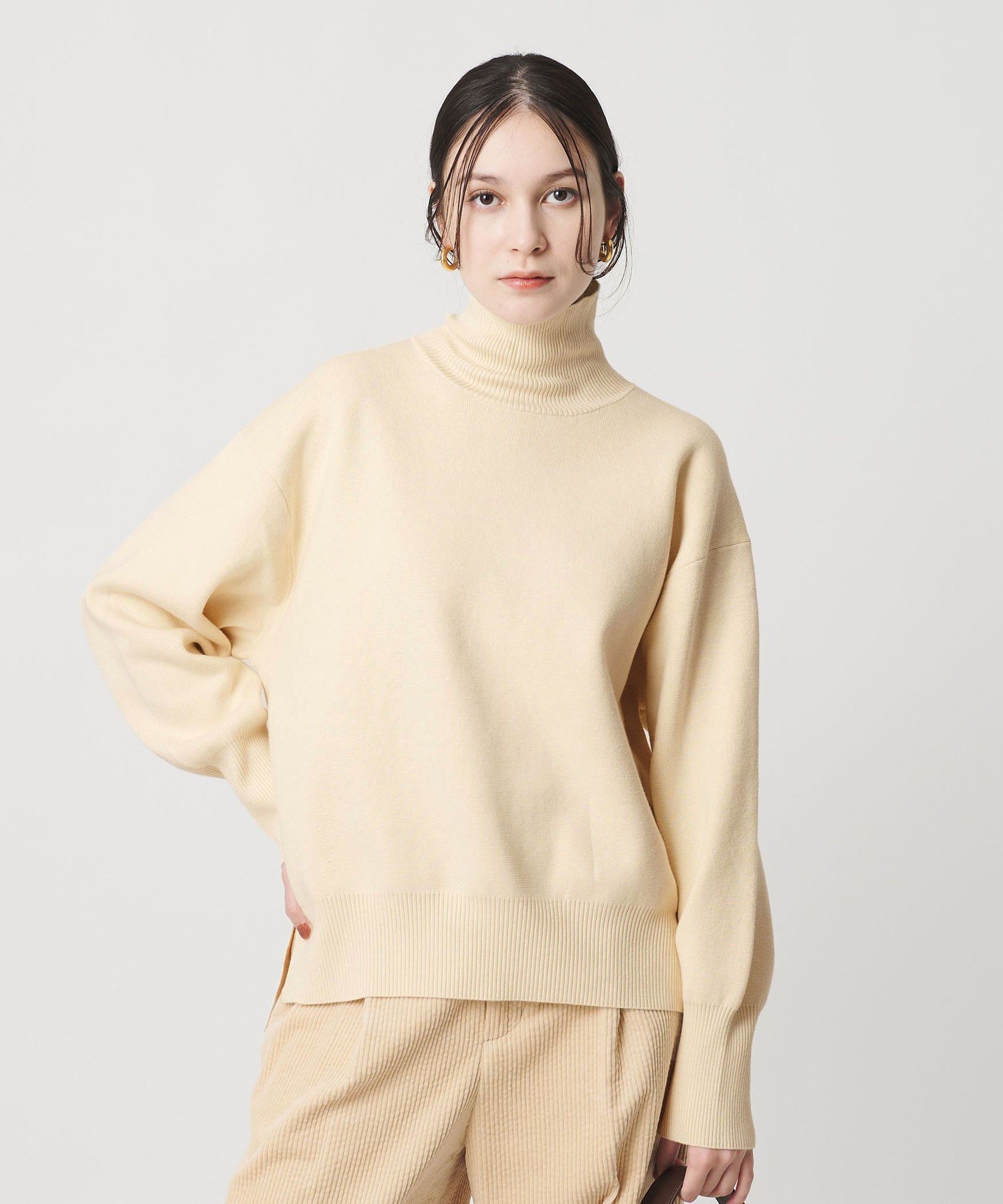 BEAUTY&YOUTH UNITED ARROWS｜ミラノリブ タートルネック ニットプル