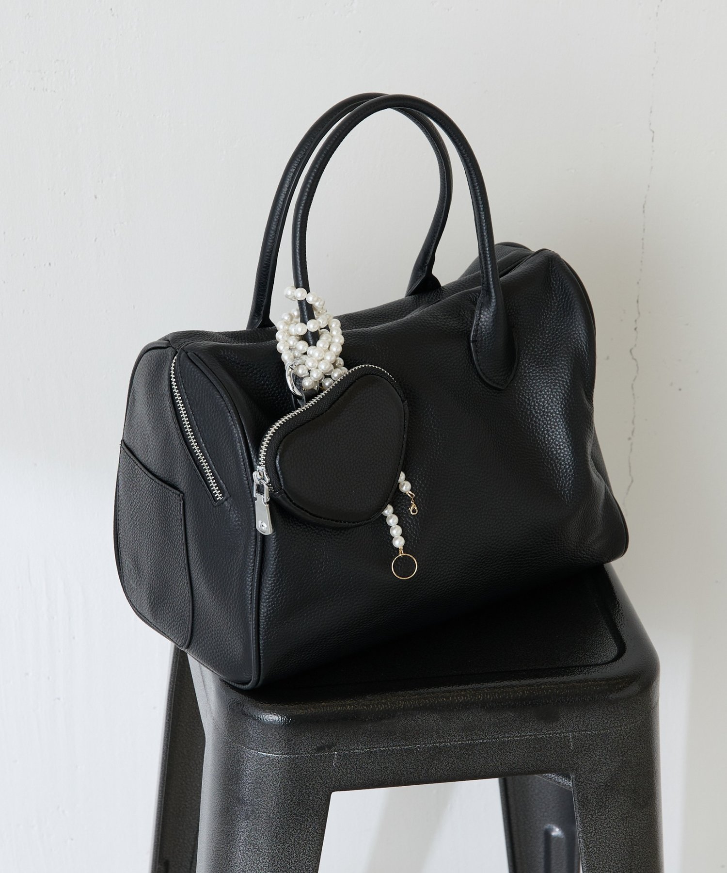 COLLAGE GALLARDAGALANTE｜【牛革/高見え】シュリンクリンボストン