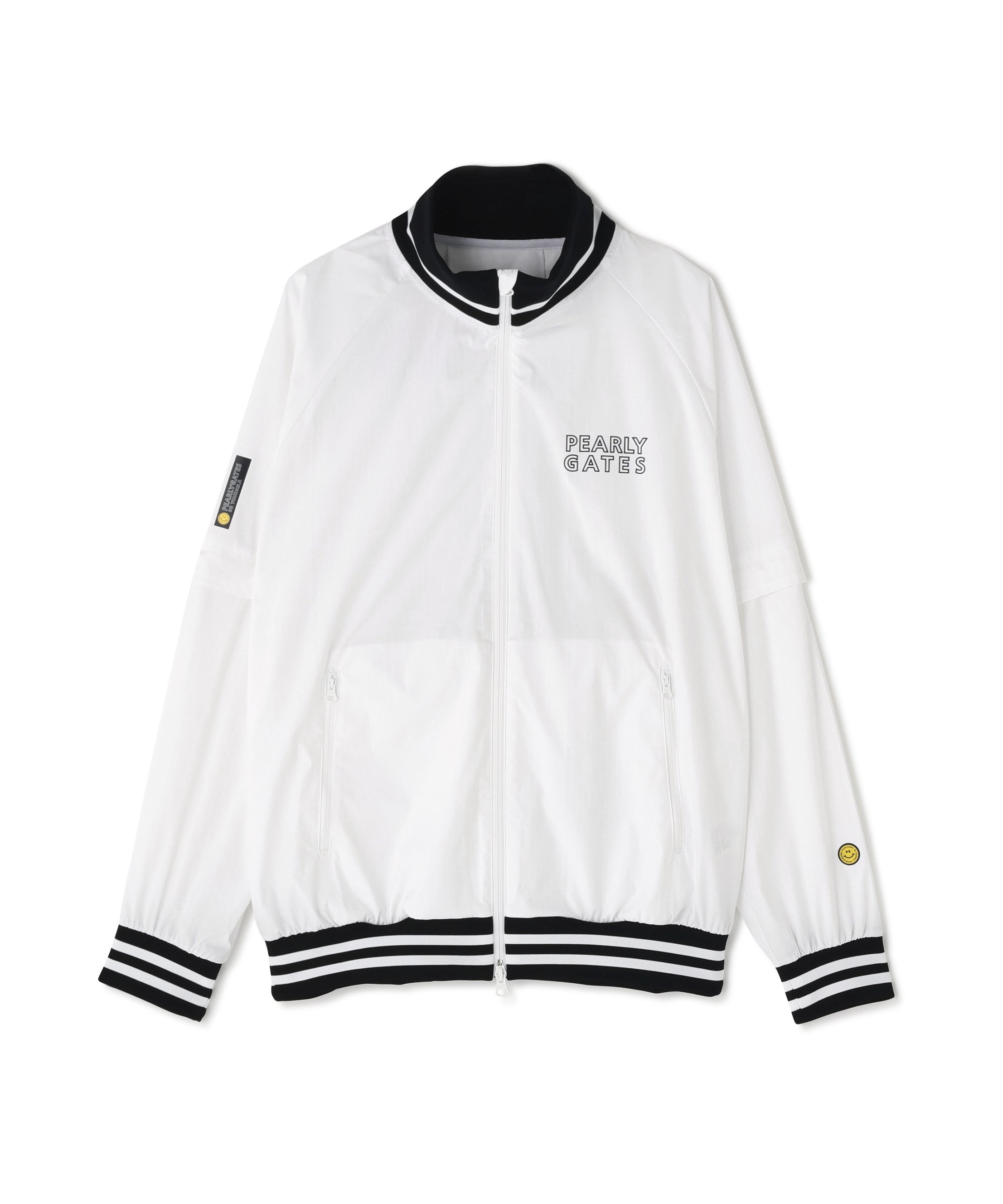 PEARLY GATES｜PG is PG ロゴジャガードポリエステルタフタジップ