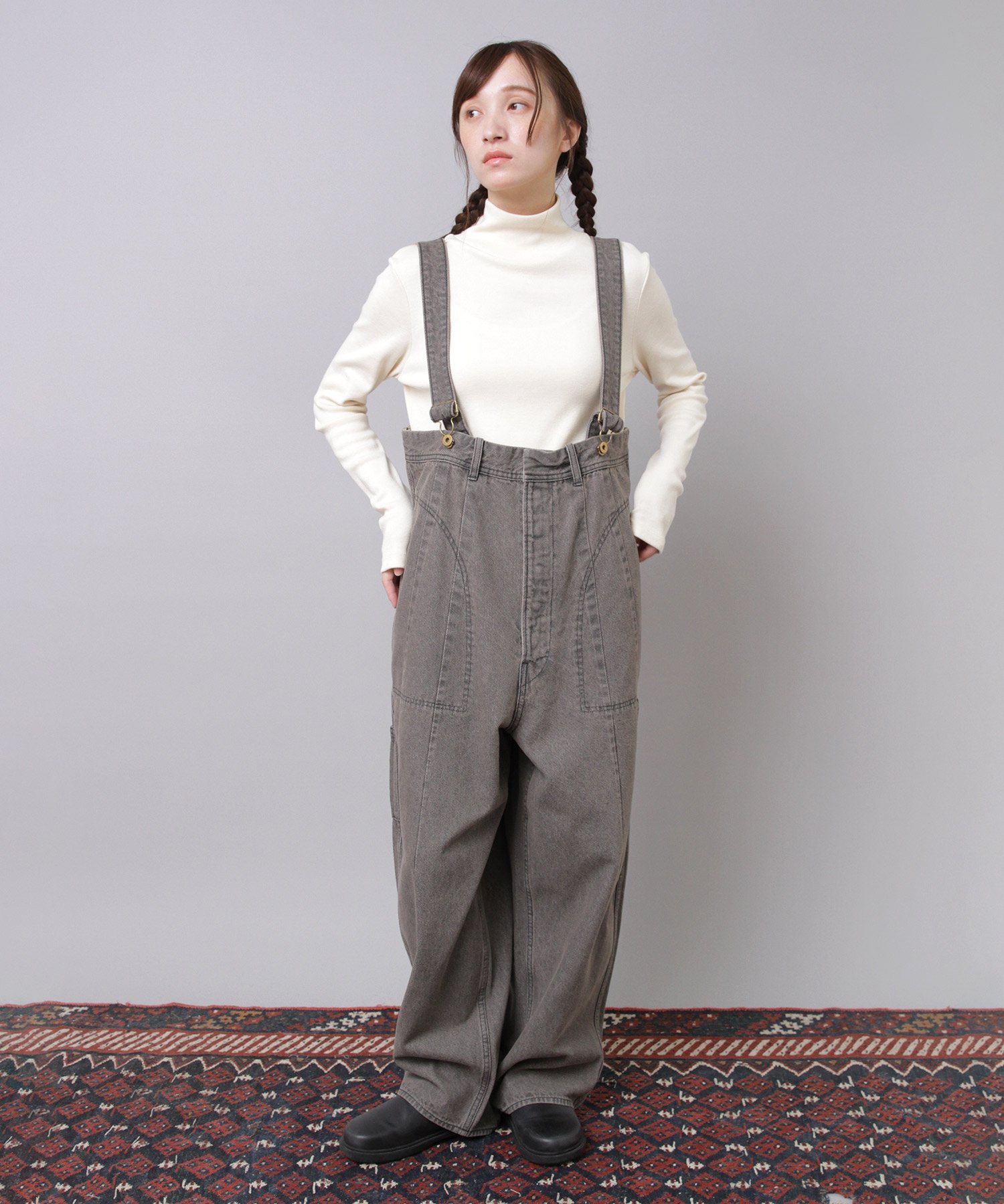 RNA-N｜O0747 カルゼデニムのサスペンダーパンツ | Rakuten Fashion