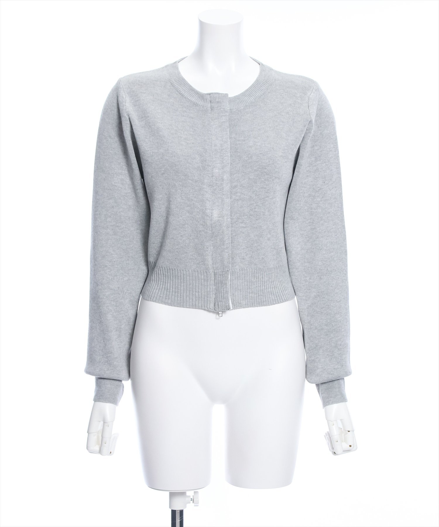 clear｜ロゴテープダブルジップニットトップス | Rakuten Fashion(楽天