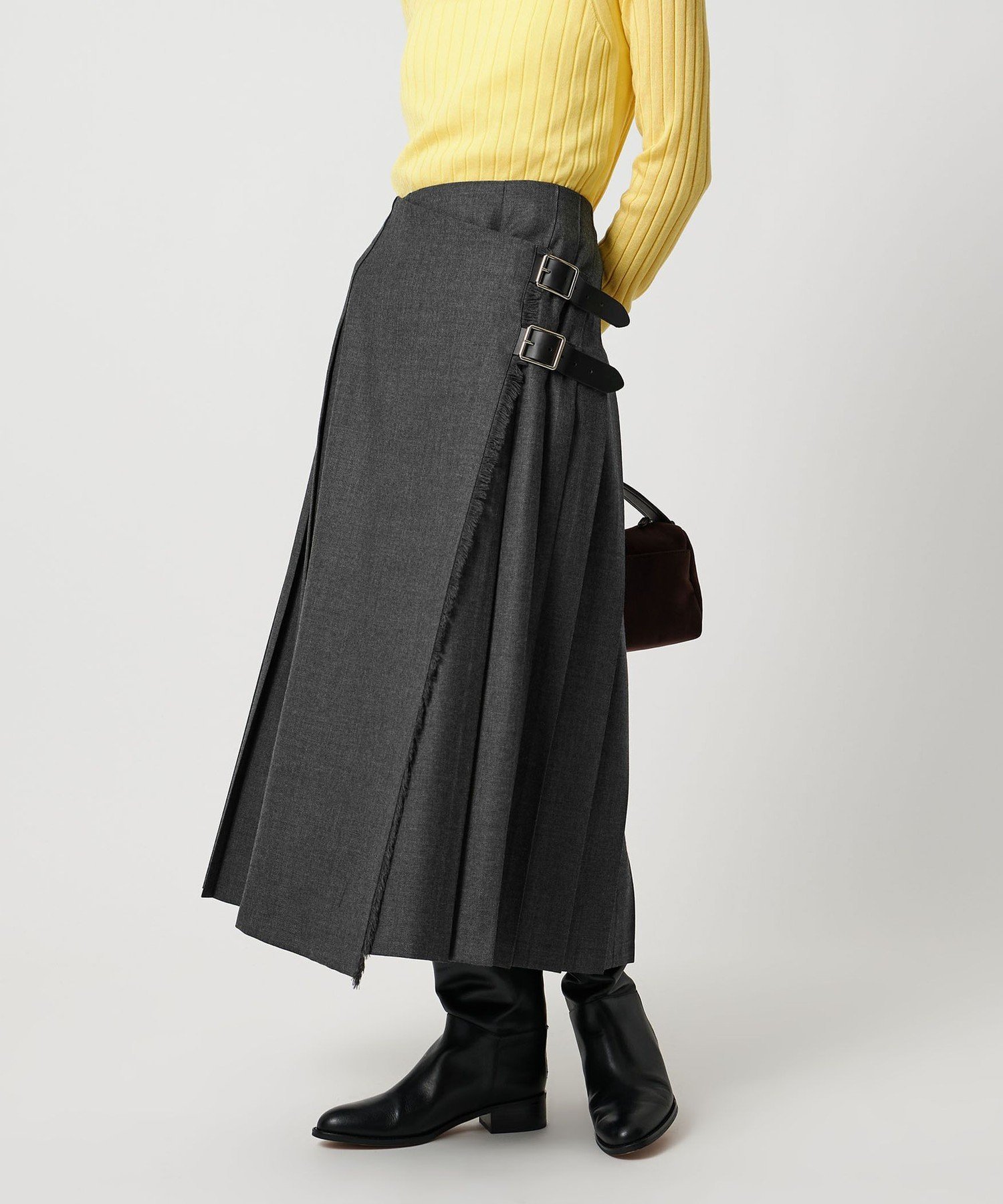 オニールオブダブリン ロングスカート　アローズ　別注 UNITED ARROWS｜【別注】<O'NEIL of DUBLIN>プリーツ ロング スカート