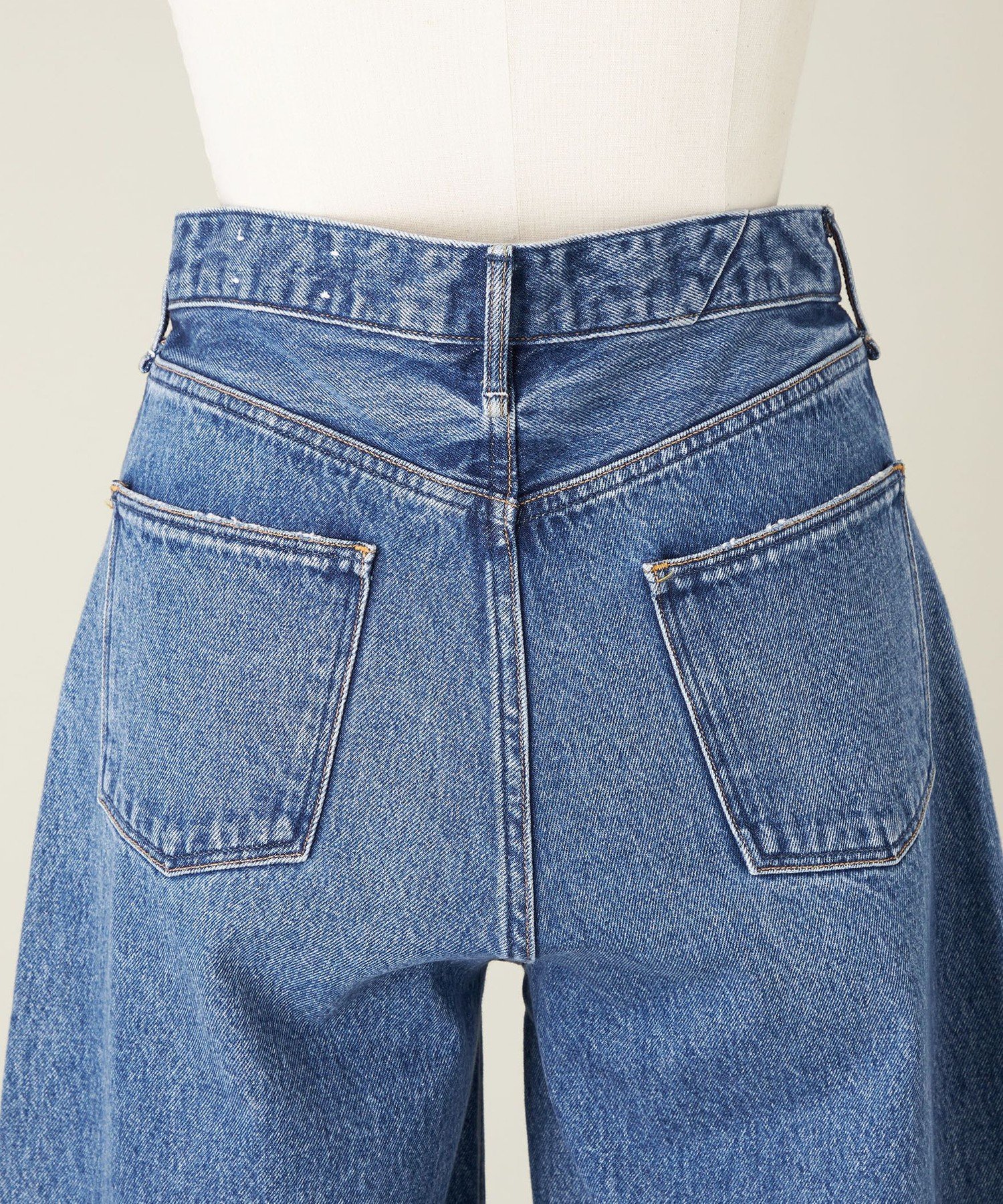 【極美品】upper hights the conte DEUX別注ワイドデニム UNITED ARROWS｜【別注】<upper hights for conte> デニムワイドパンツ