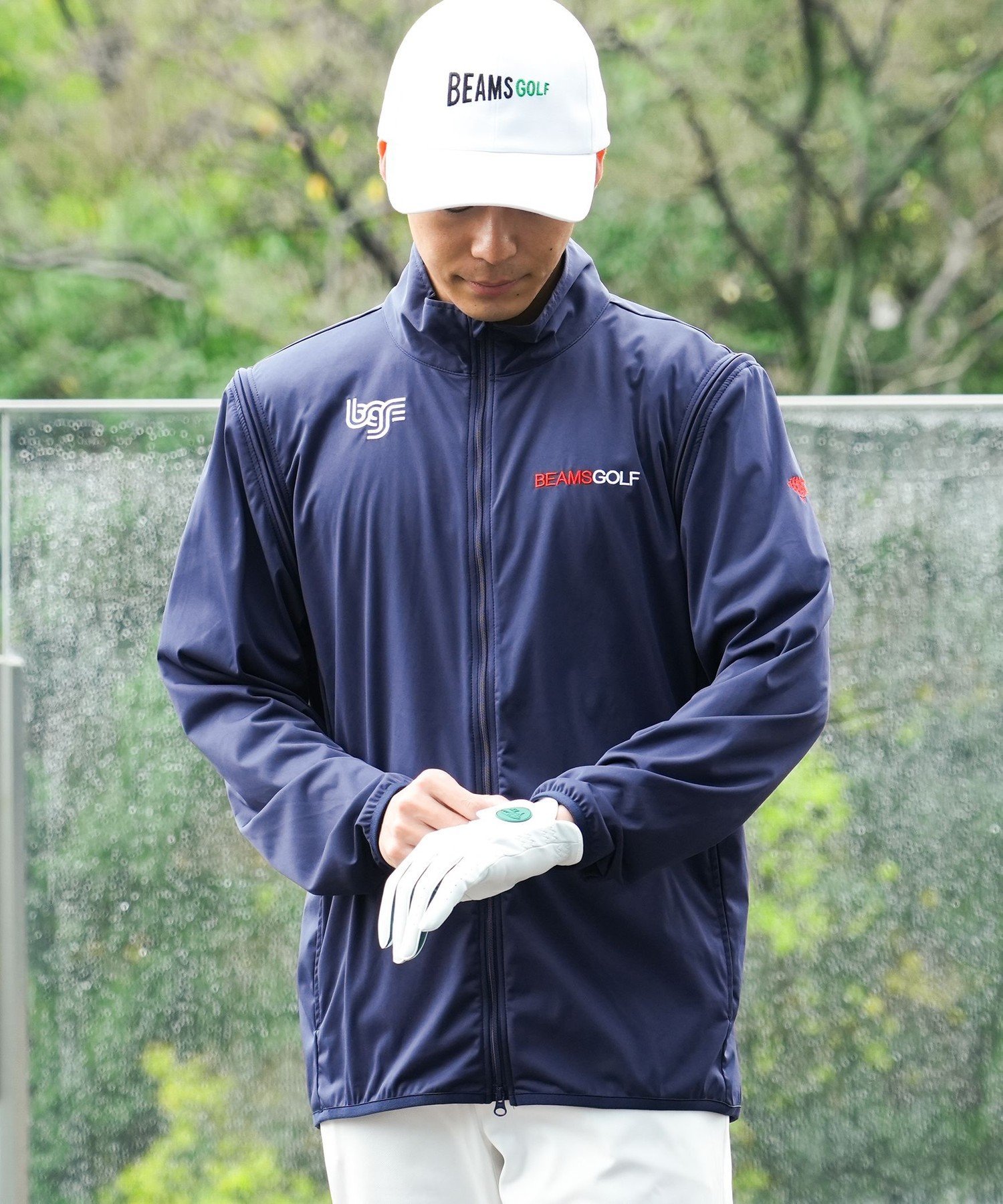 BEAMS GOLF ORANGE LABEL /メンフィス フリース ブルゾン