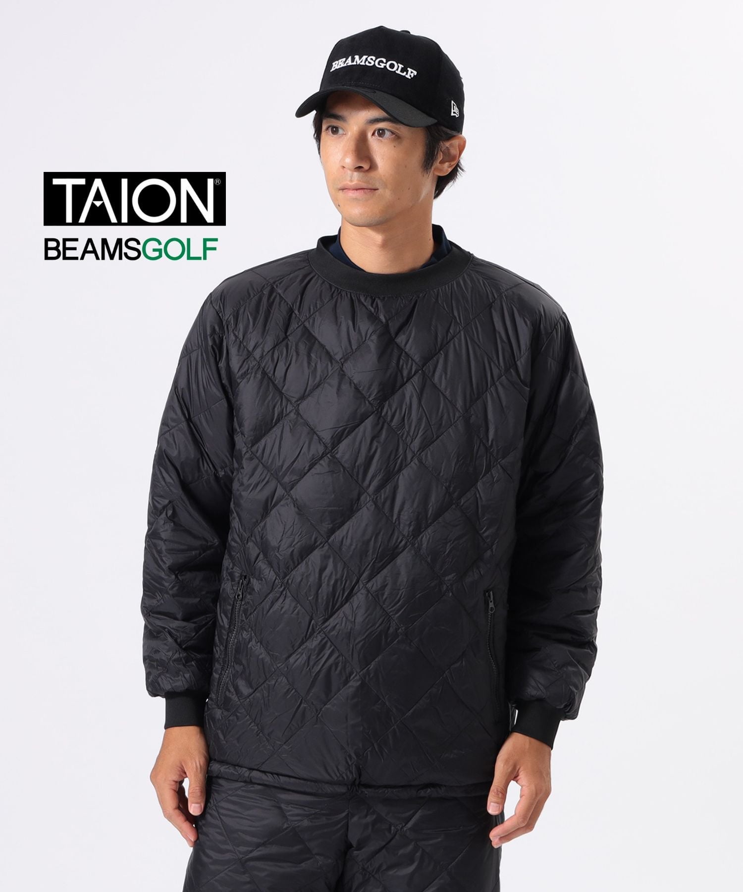BEAMS GOLF｜【別注】TAION / リバーシブル ダウン プルオーバー
