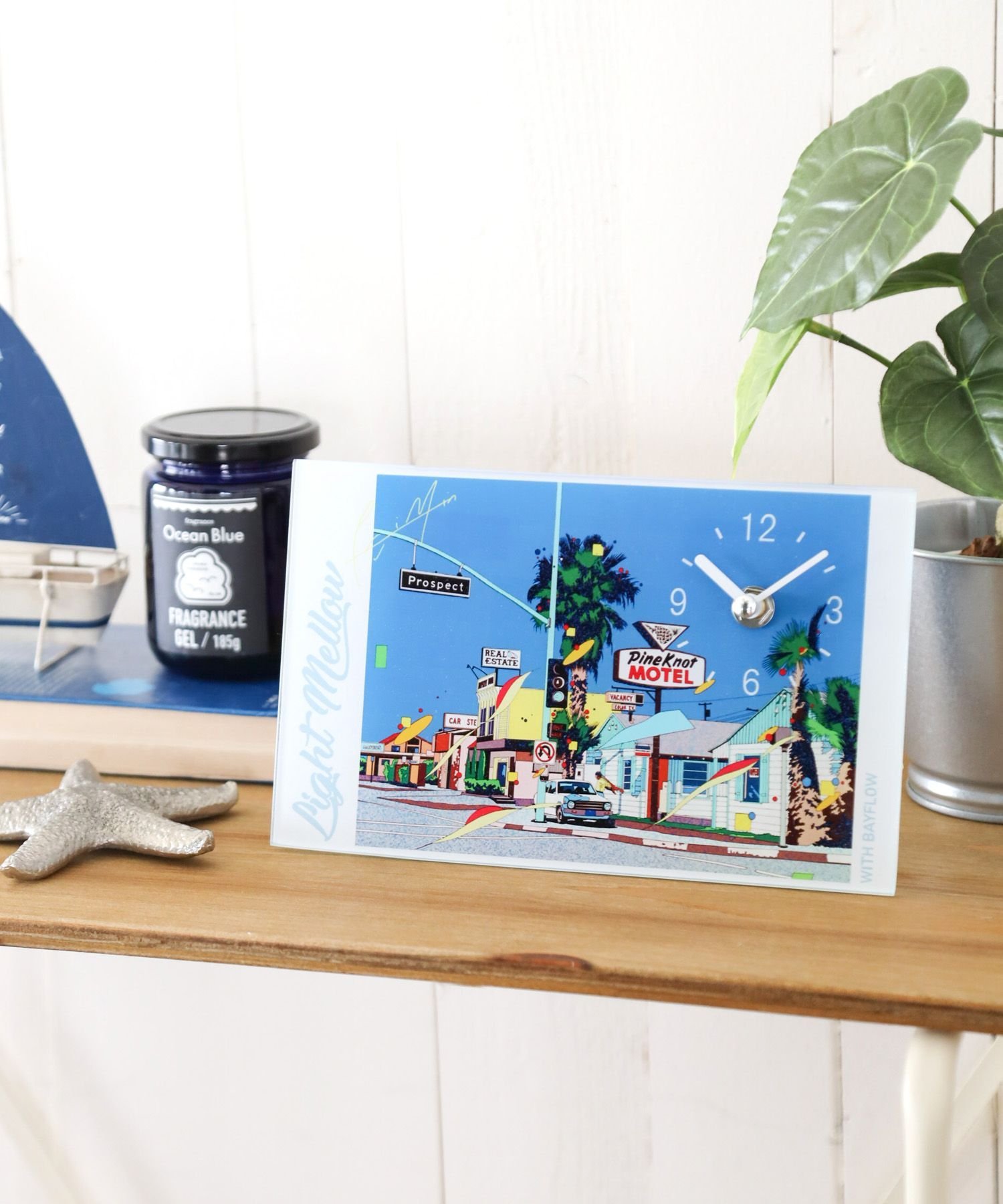 BAYFLOW｜【EIZIN SUZUKI×BAYFLOW】ガラスクロック | Rakuten Fashion