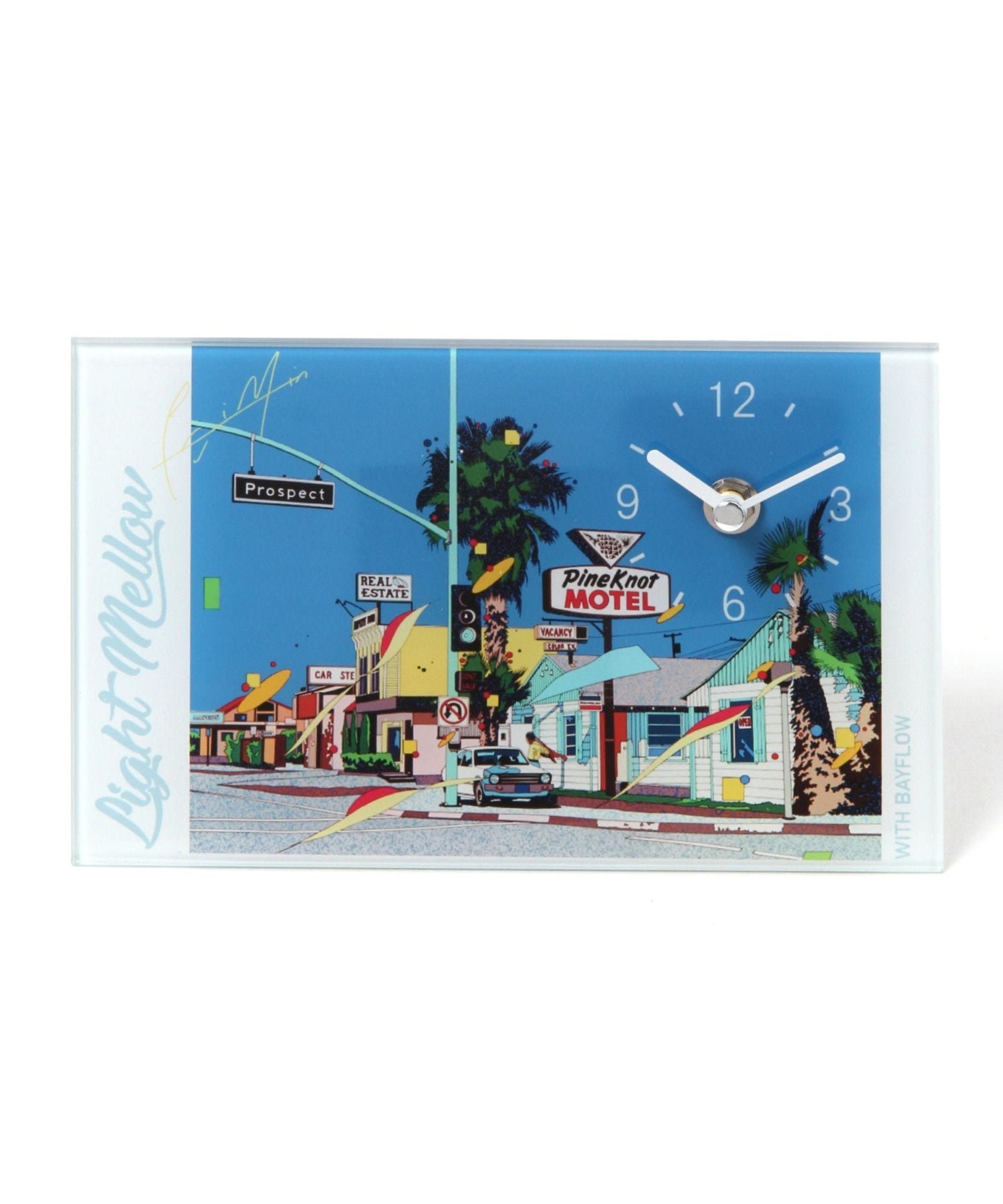 BAYFLOW｜【EIZIN SUZUKI×BAYFLOW】ガラスクロック | Rakuten Fashion