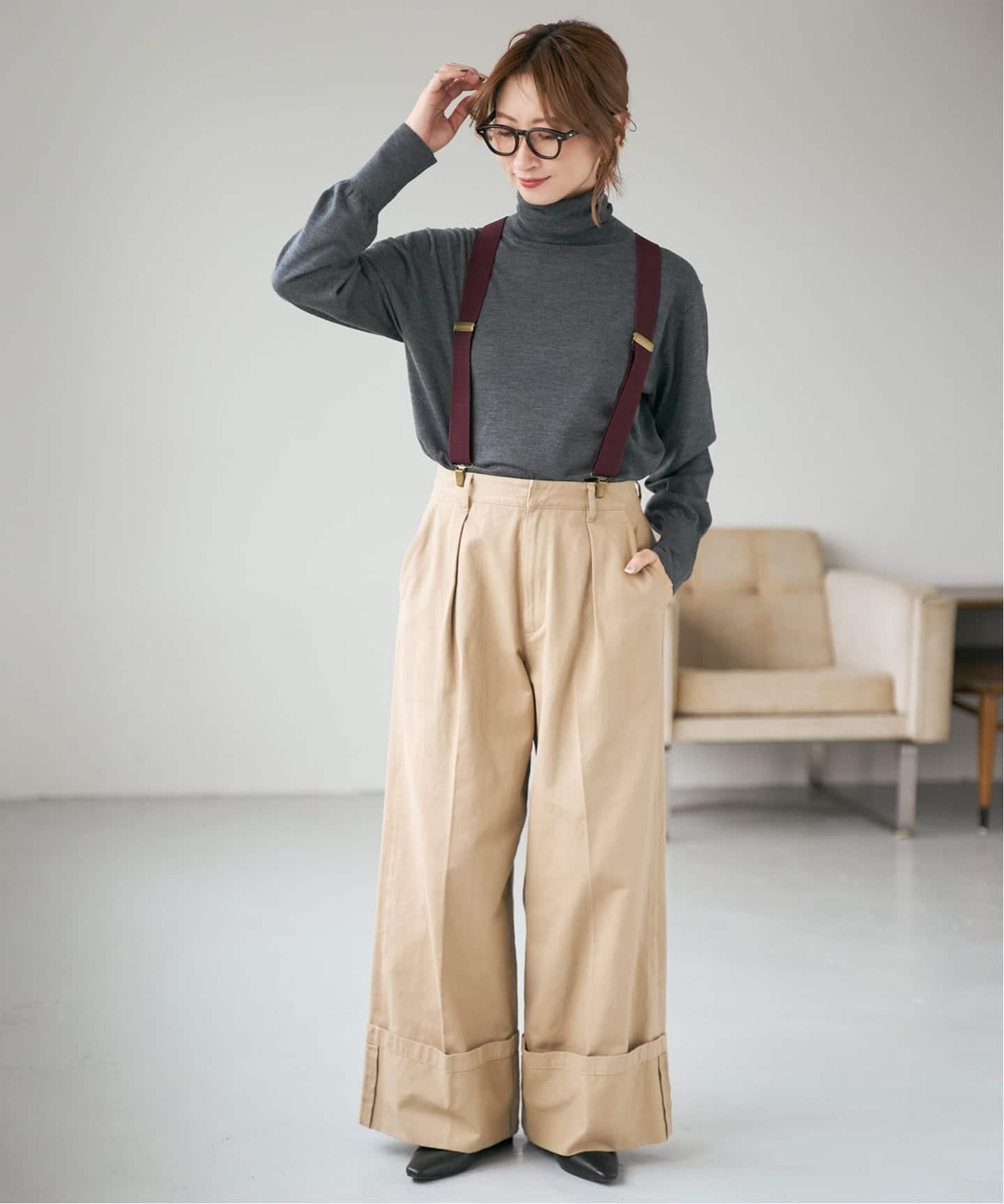 Spick & Span｜《手洗い可 / 追加》18Gタートルネックプルオーバー