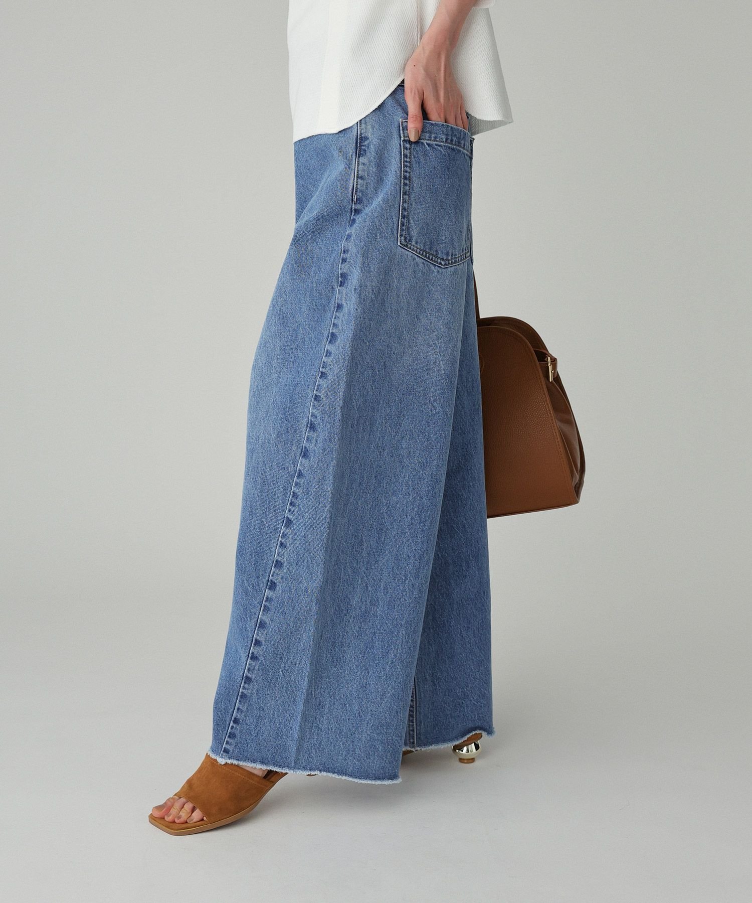 BABYLONE｜バレルレッグデニムパンツ | Rakuten Fashion(楽天