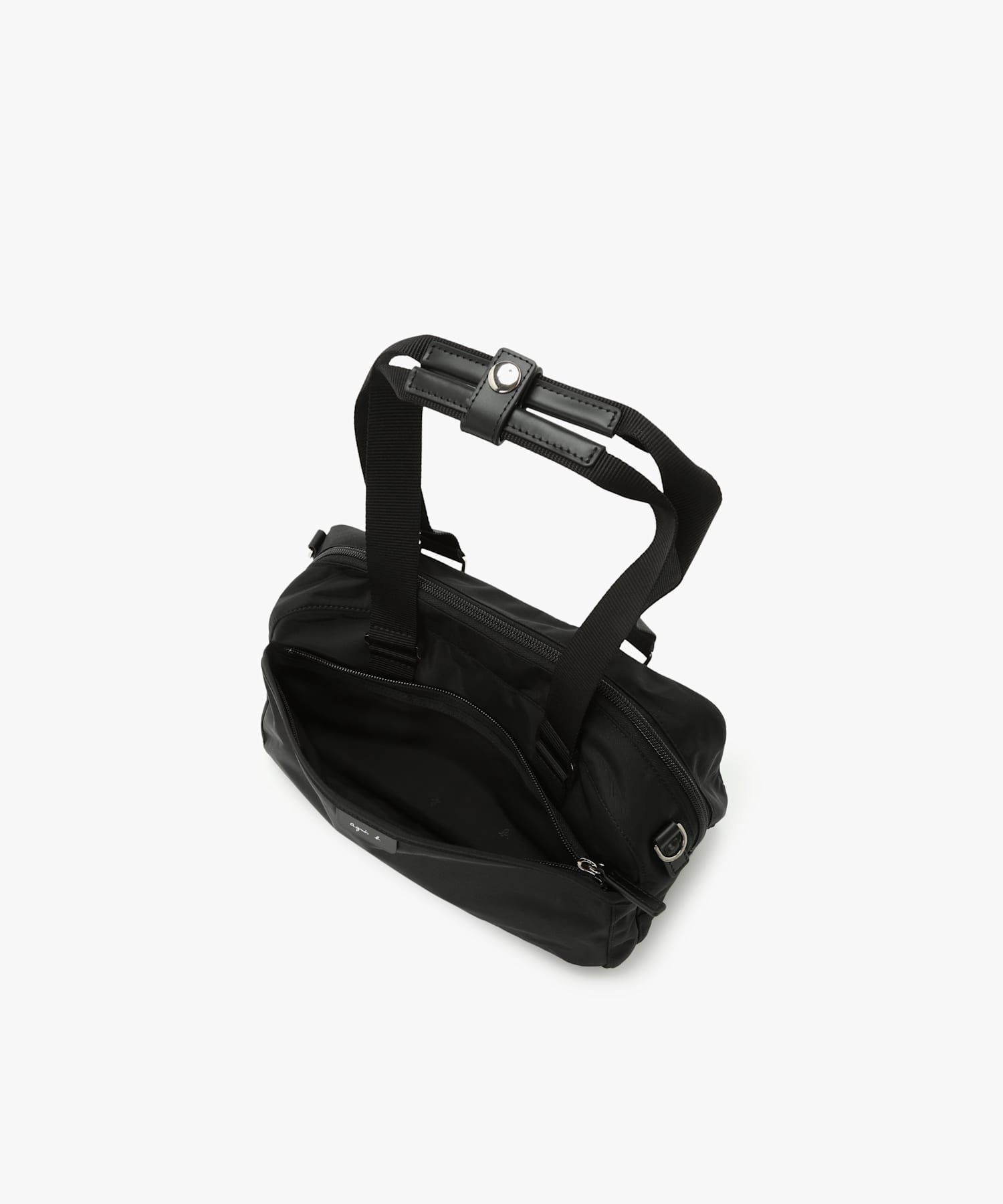 agnes b.｜ナイロン 2way スモール ボストンバッグ 